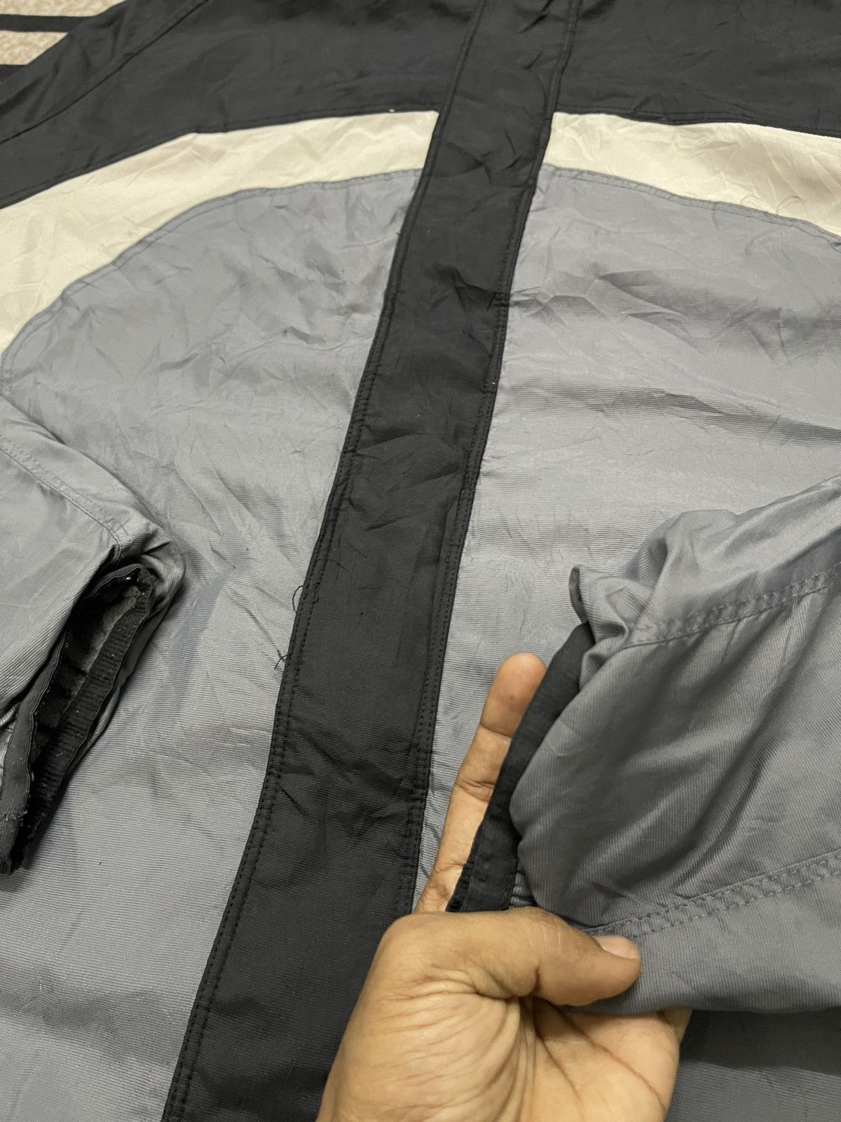 Nike × Vintage 2000s NIKE REVERSIBLE NYLON/FLEECE HOODIE ZIPPER JACKET Size US M / EU 48-50 / 2 - 9 Thumbnail
