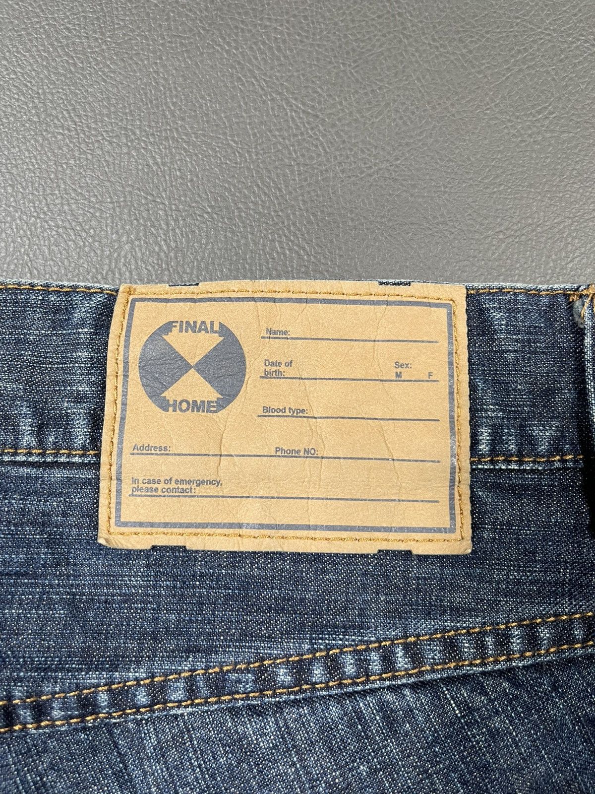 Final Home Final Home x Issey Miyake Denim Jeans Size US 34 / EU 50 - 8 Thumbnail