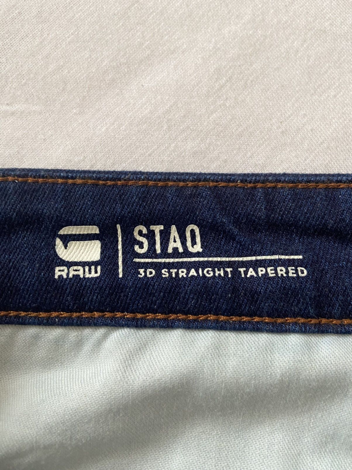 G-Star G-Star Straight Tapered Jeans Size US 33 - 4 Thumbnail