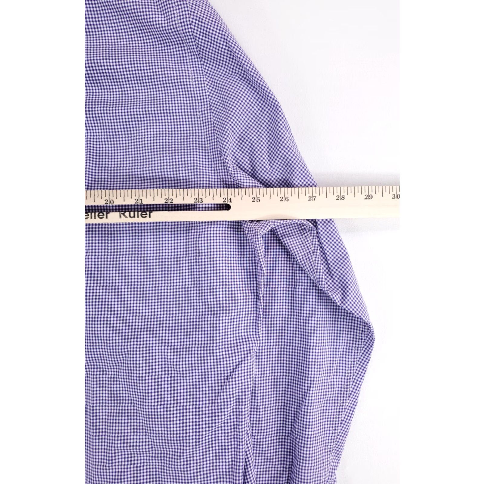 Paul Stuart Paul Stuart Button Down Shirt Long Sleeve Blue Check Made Canada Mens XL Size US XL / EU 56 / 4 - 8 Thumbnail