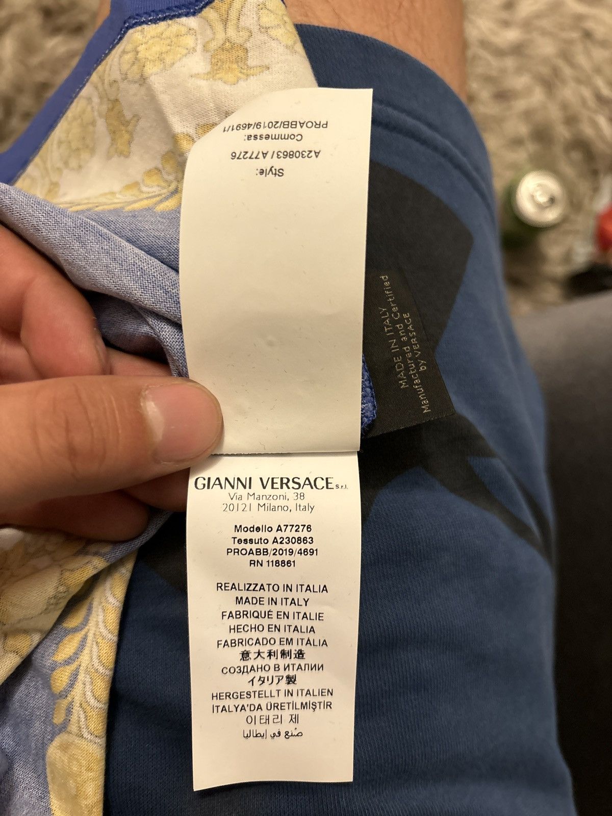 Versace Versace t shirt Size US S / EU 44-46 / 1 - 6 Thumbnail