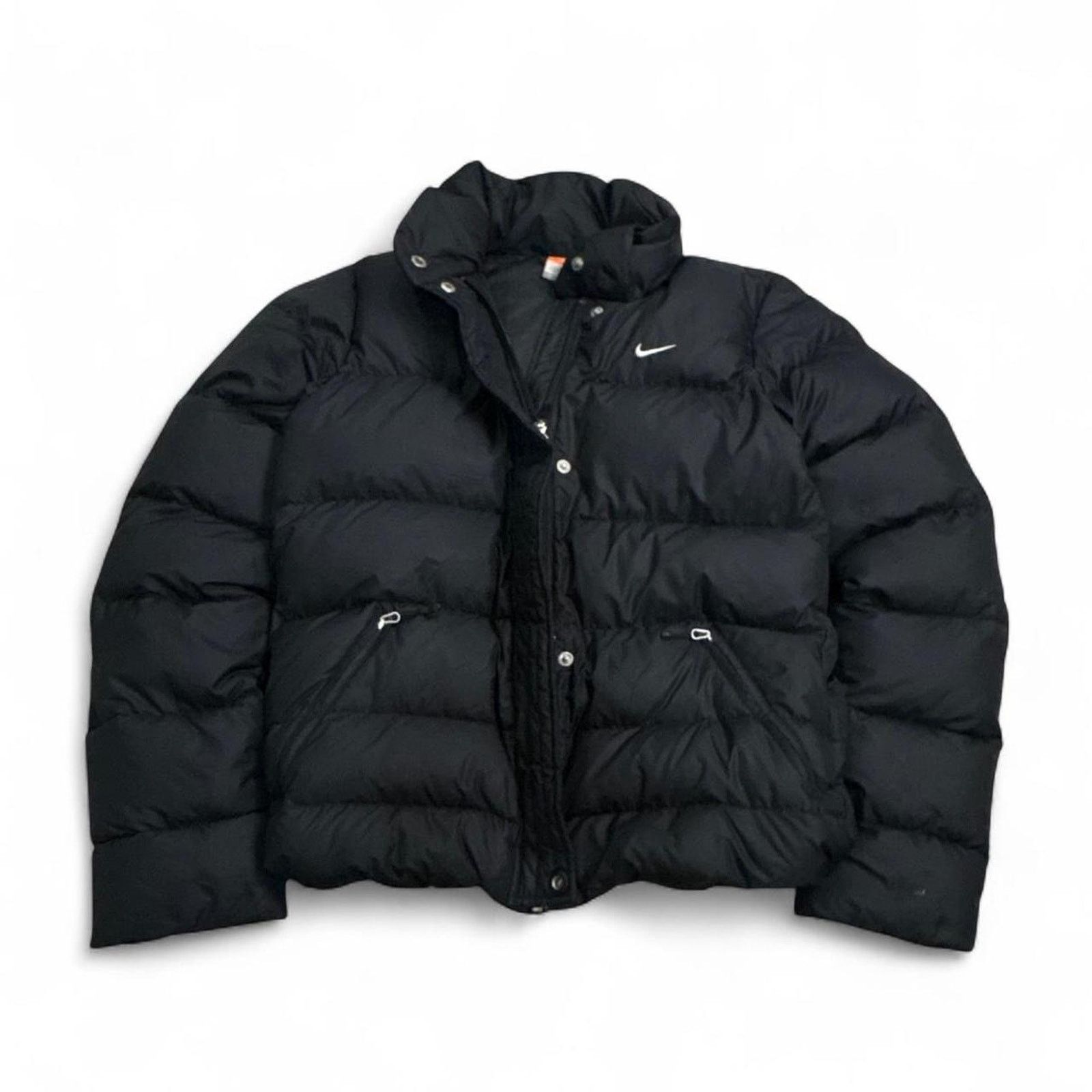 Nike Vintage nike black puffer jacket XL women’s rare Size XL / US 12-14 / IT 48-50 - 1 Thumbnail