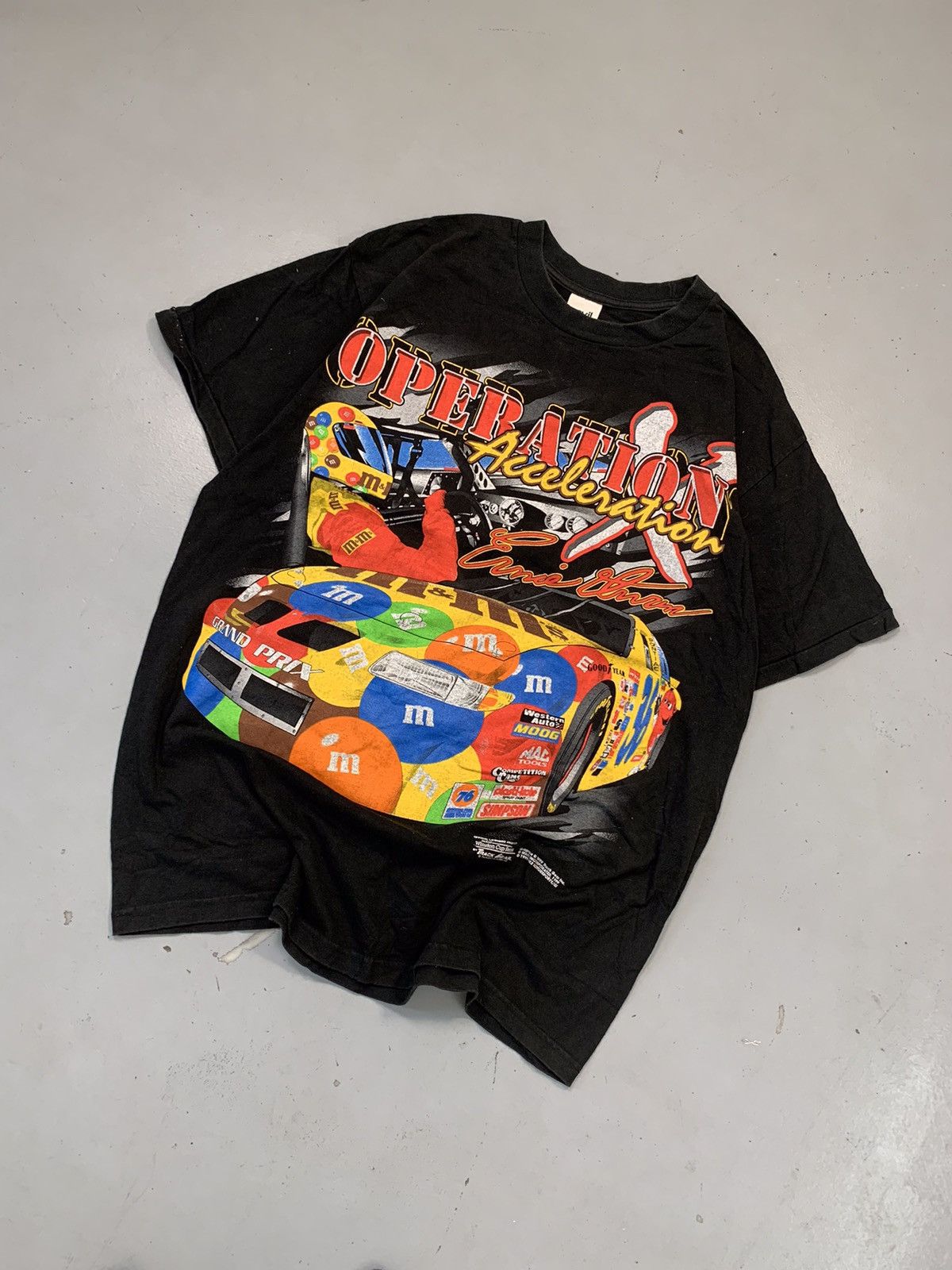 Vintage 1999 nascars anvil graphic printed t