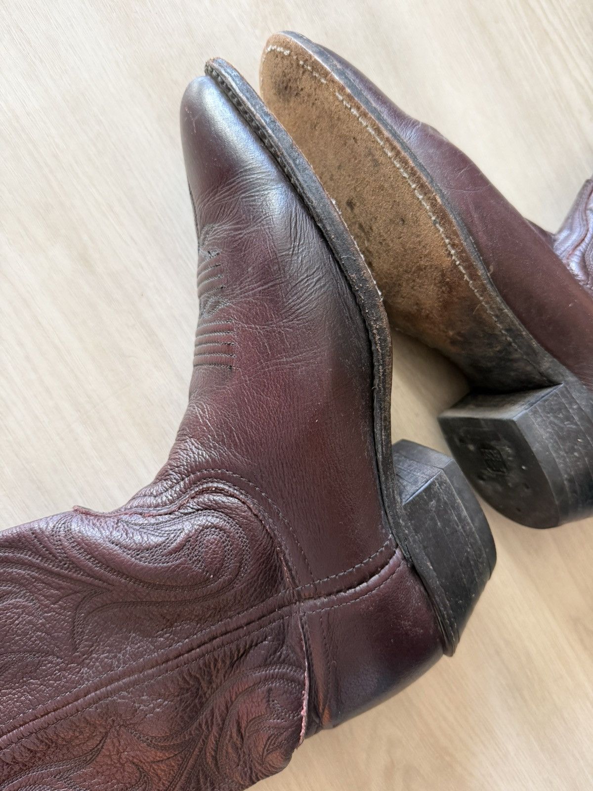Dan Post Vintage Dan Post Boots Womens Sz 6.5 14273 312048 USA Size US 6.5 / IT 36.5 - 4 Thumbnail
