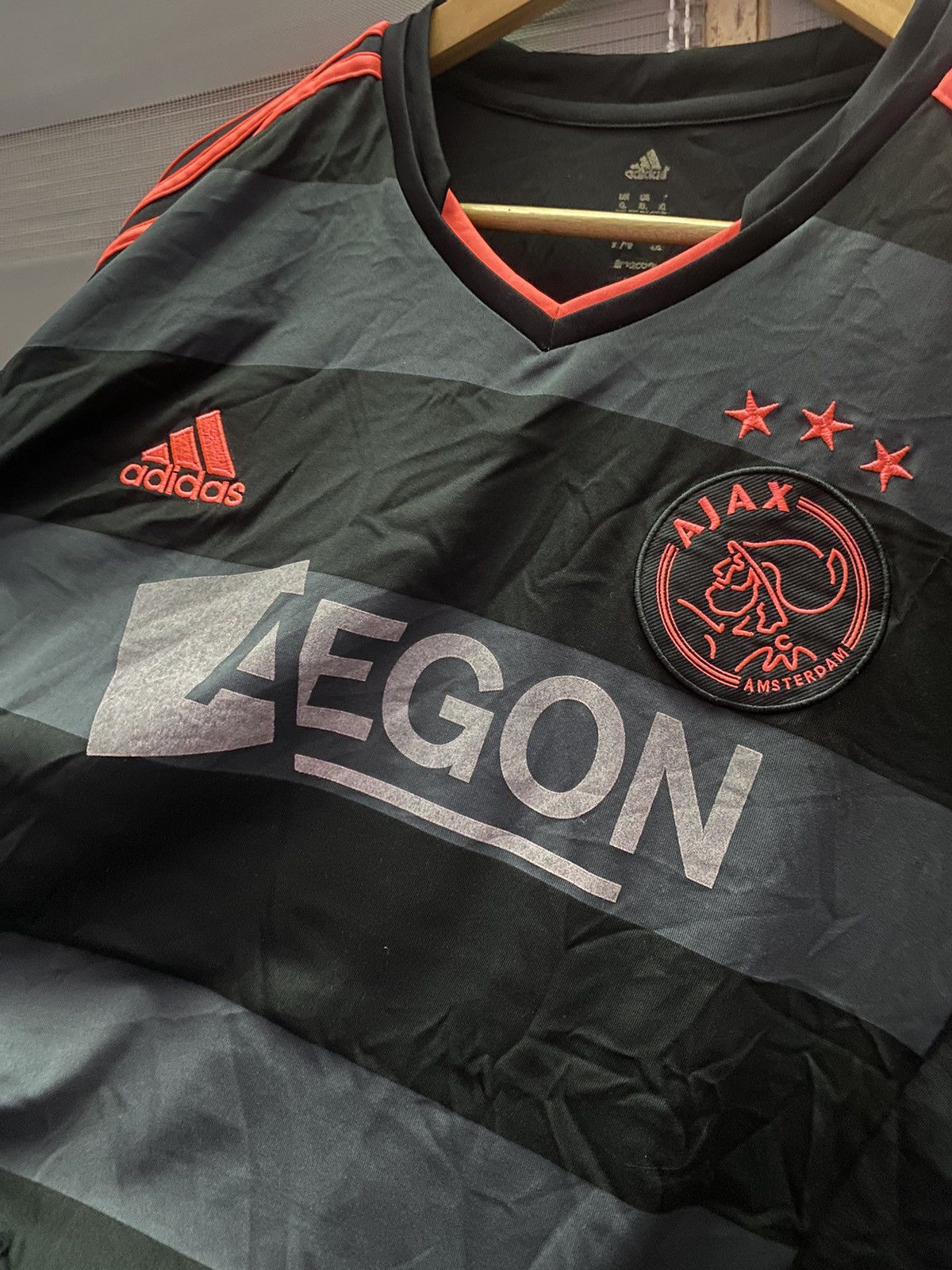 Adidas Ajax Amsterdam 2013/2014 Away Football Jersey Size US XL / EU 56 / 4 - 3 Thumbnail