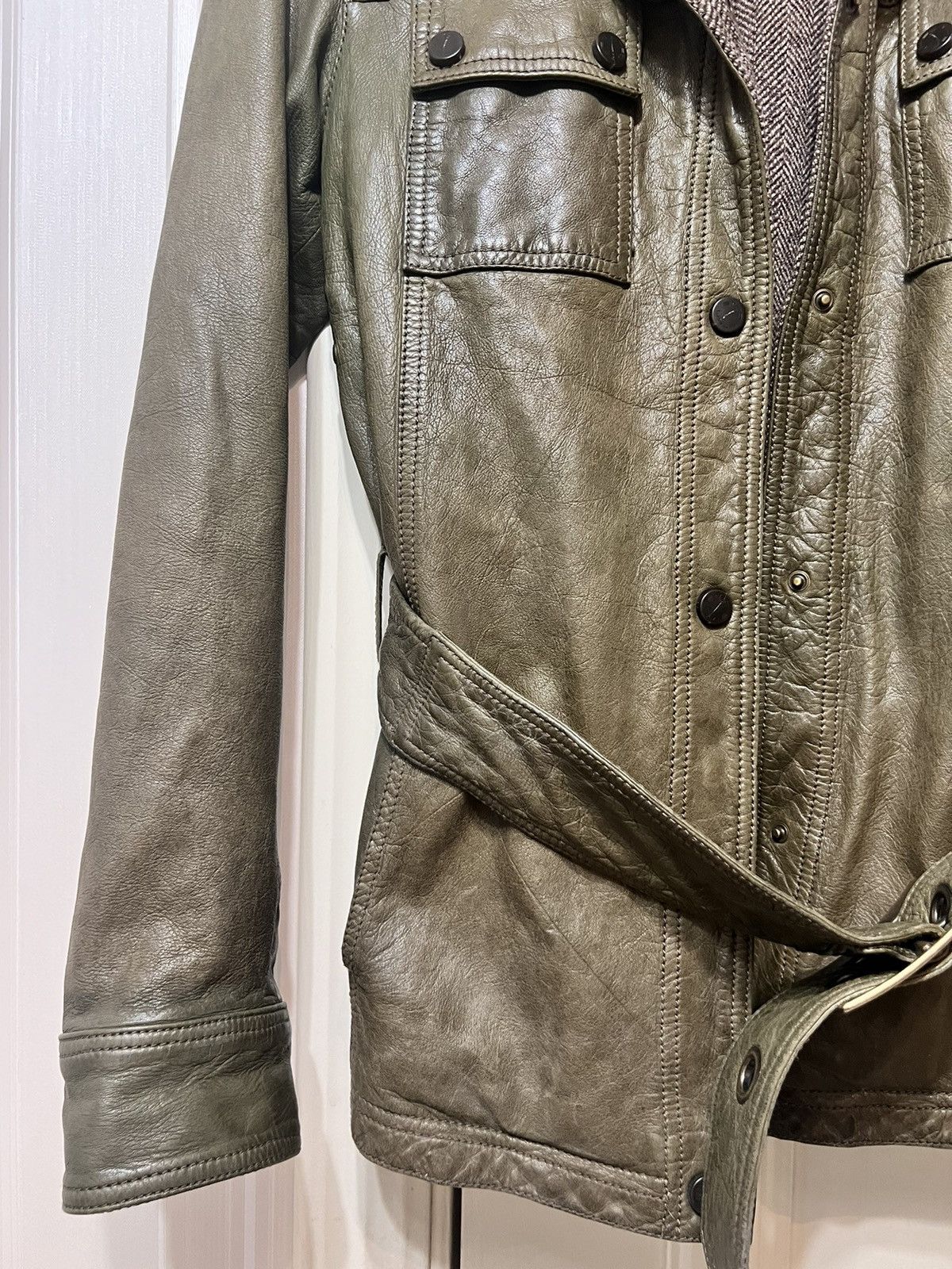 Etro vintage leather jacket Etro Size S / US 4 / IT 40 - 2 Thumbnail