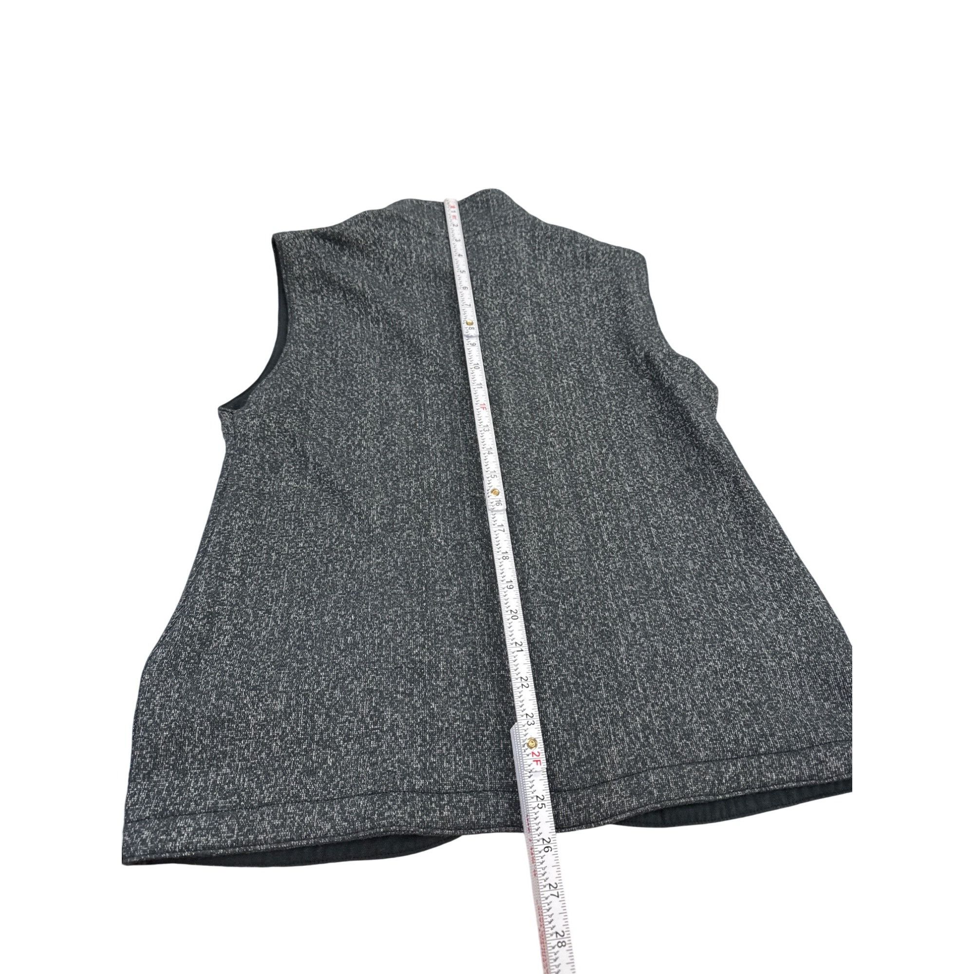 Orvis Orvis Womens Medium Gray Tweed Zip-Up Vest SIze M SKU 7220 Size M / US 6-8 / IT 42-44 - 6 Thumbnail