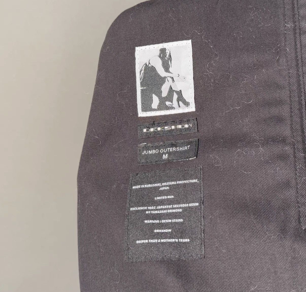 Rick Owens Rick Owens DRKSHDW Mid-length harness-back jacket Size US M / EU 48-50 / 2 - 5 Thumbnail