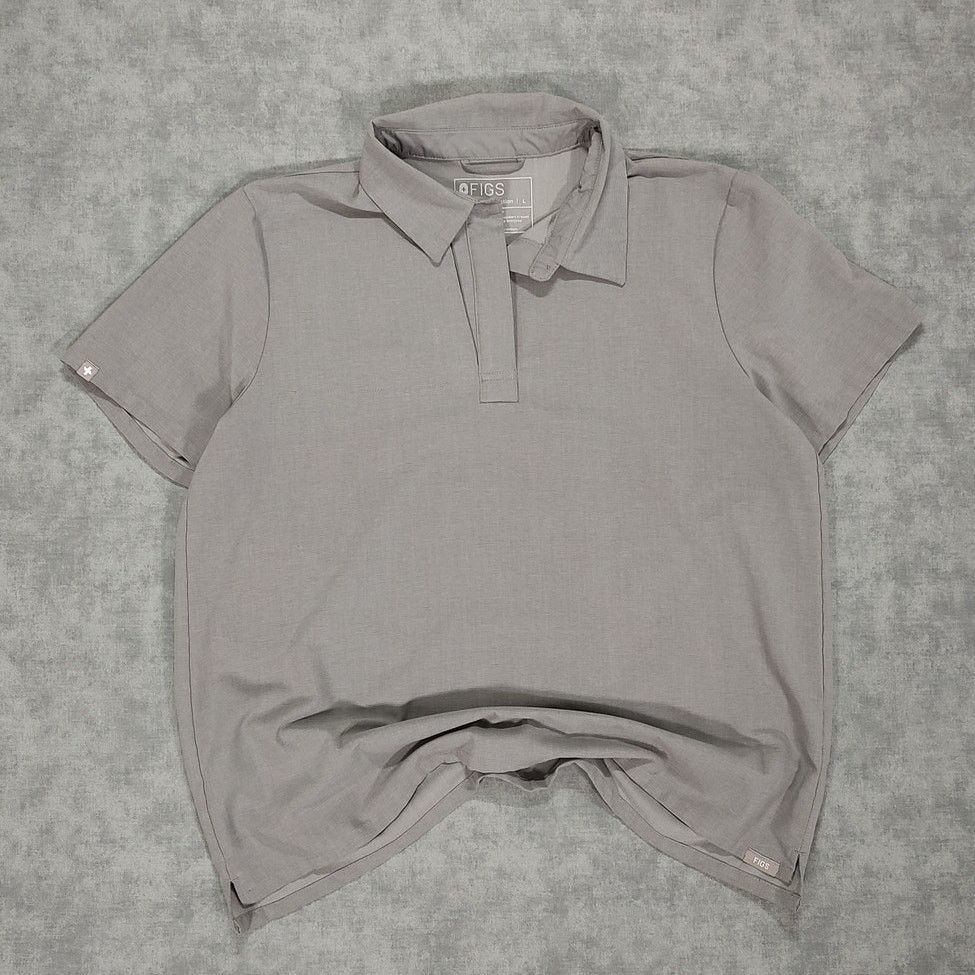 Other Figs Nala Polo short sleeve utility nurse scrubs top wms L Size L / US 10 / IT 46 - 1 Thumbnail