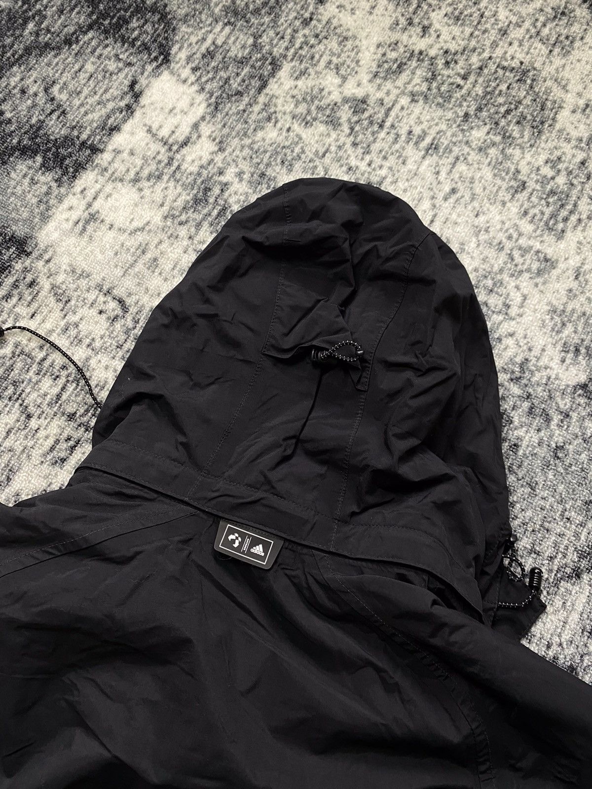 Vintage Vintage Adidas Outdoor Jacket Black Clima Proof Lining 90s Size M / US 6-8 / IT 42-44 - 7 Thumbnail