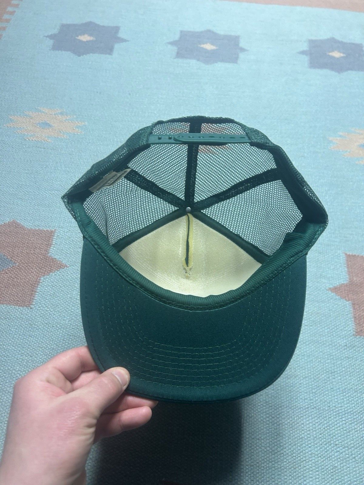 Vintage Vtg trucker hat Ittner bean grain Auburn Michigan farm snap Size ONE SIZE - 5 Thumbnail