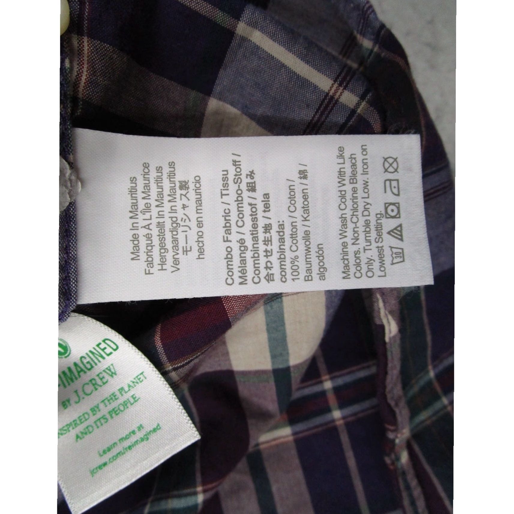 J.Crew J.Crew Secret Wash Slim Fit Plaid Button Down Shirt Mens XL Purple BN127 Oarsman Size US XL / EU 56 / 4 - 4 Thumbnail