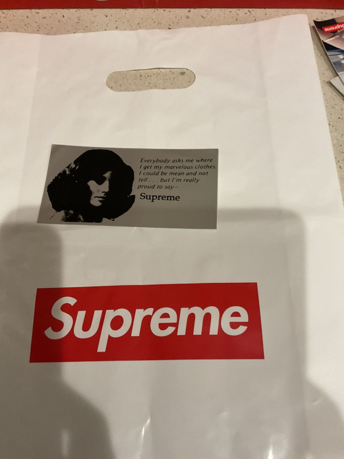 Supreme Supreme “I am proud to say” Sticker Size ONE SIZE - 2 Thumbnail