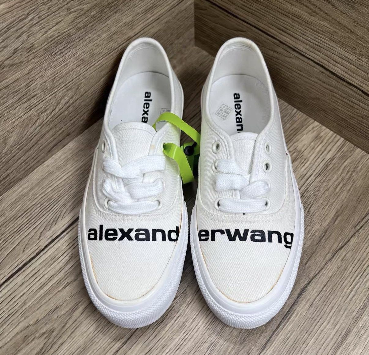 Alexander Wang Alexander Wang Canvas White Sneakers J41 Size US 6 / IT 36 - 3 Thumbnail