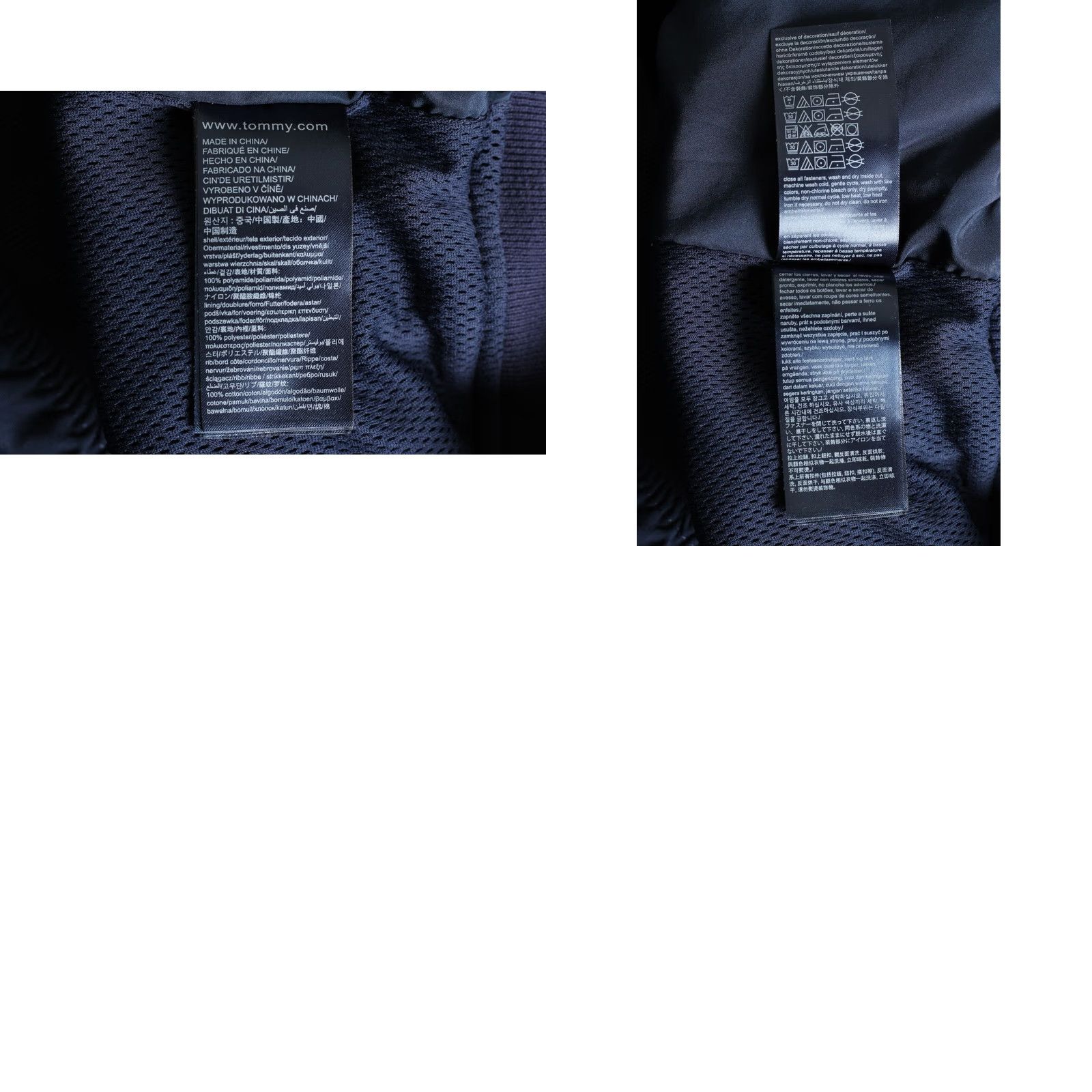 Tommy Hilfiger TOMMY HILFIGER JEANS Bomber Jacket Men Size S MJ5106 - Blue, Casual, Regular Fit, Full Zip, Logo, Canvas Jacket Size US 29 - 8 Thumbnail