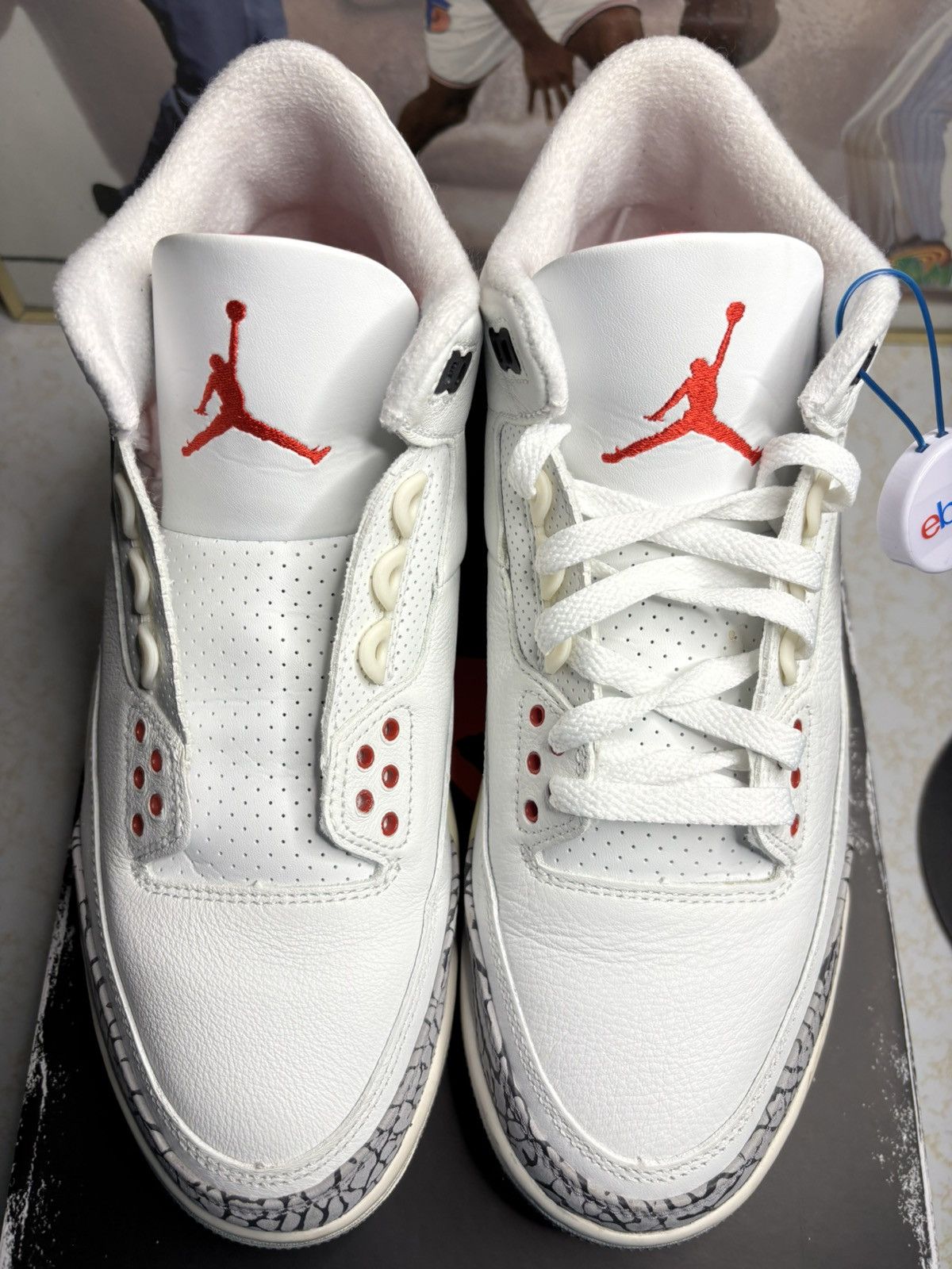 Jordan Brand Jordan Retro 3 ‘white cement reimagined’ Size US 10 / EU 43 - 2 Thumbnail