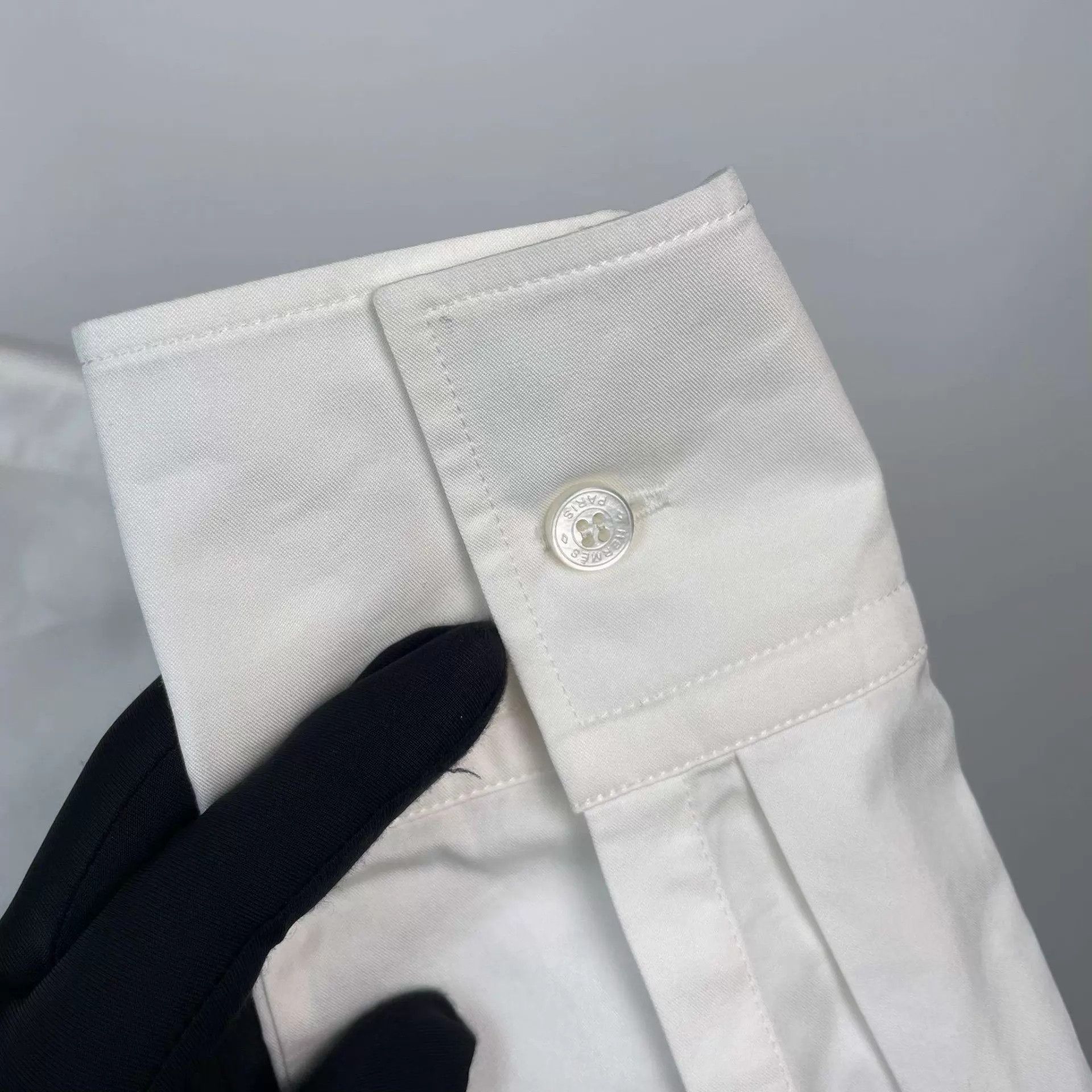 Hermes Hermès White Shirt 38 EU Size S / US 4 / IT 40 - 6 Thumbnail