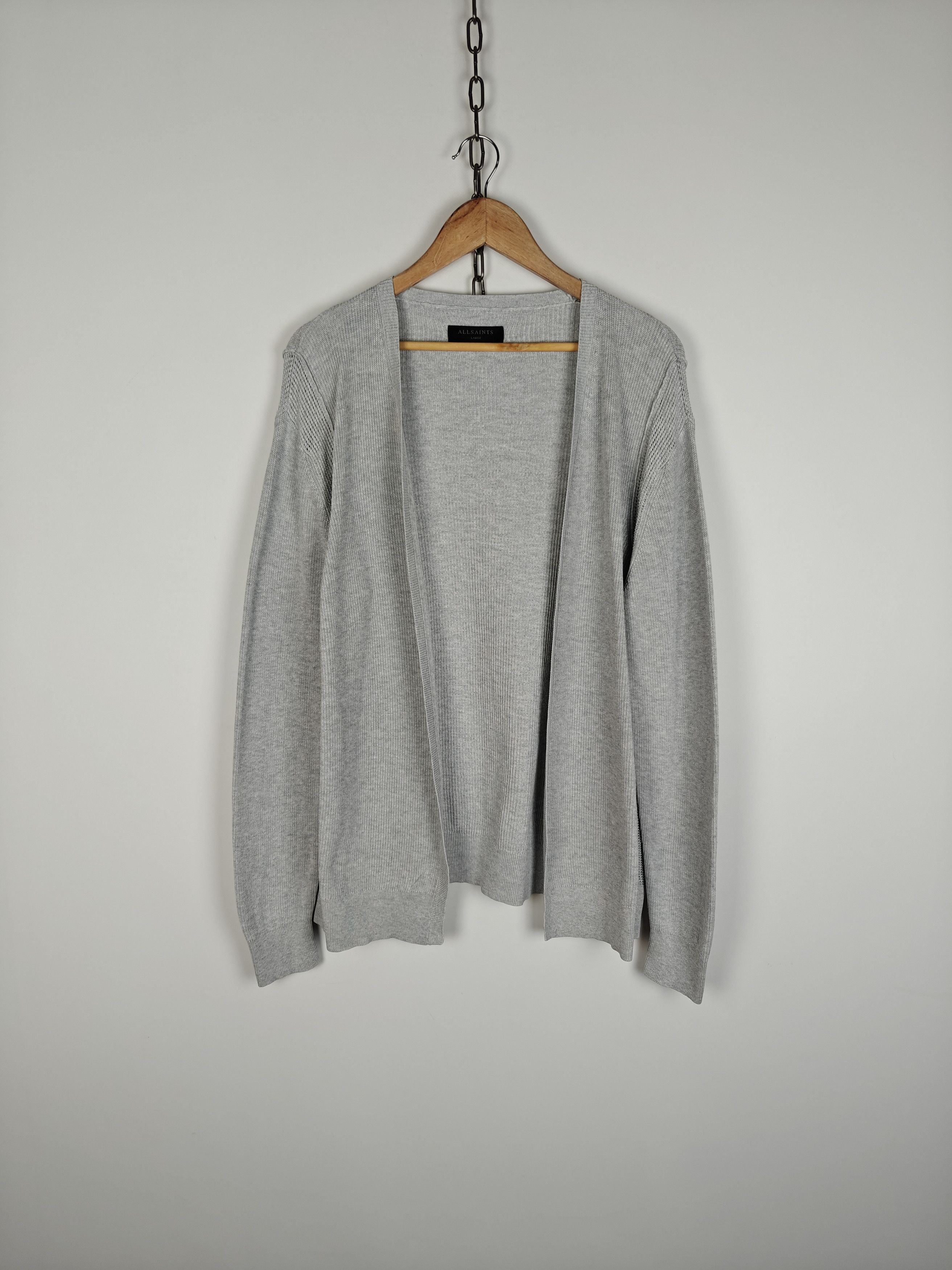Allsaints Allsaints Kett Cardigan Gray Pullover size L Size US L / EU 52-54 / 3 - 1 Thumbnail