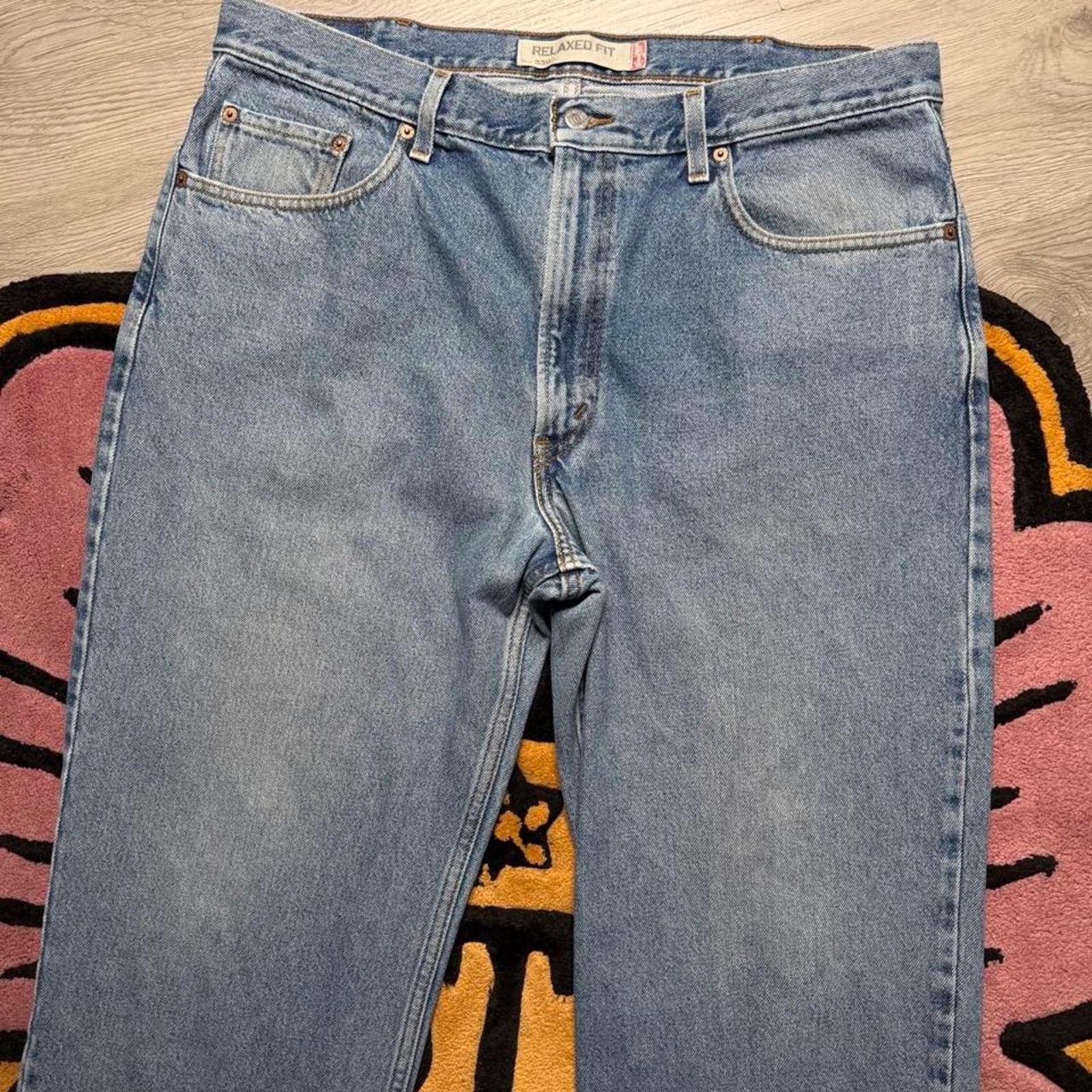 Levi's × Vintage Vintage Y2K Levi’s Strauss 550 Relaxed Fit Denim Jeans 38x30 Size US 38 / EU 54 - 2 Thumbnail