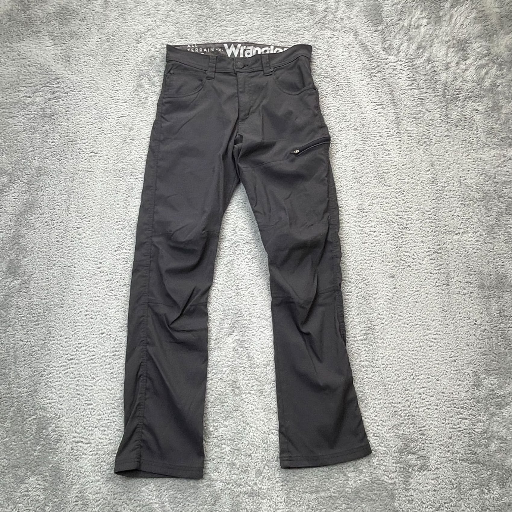 Wrangler VINTAGE Wrangler Pants Mens 30x30 Gray All Terrain Gear Straight Leg Relaxed Fit Stretch Size US 30 / EU 46 - 2 Thumbnail