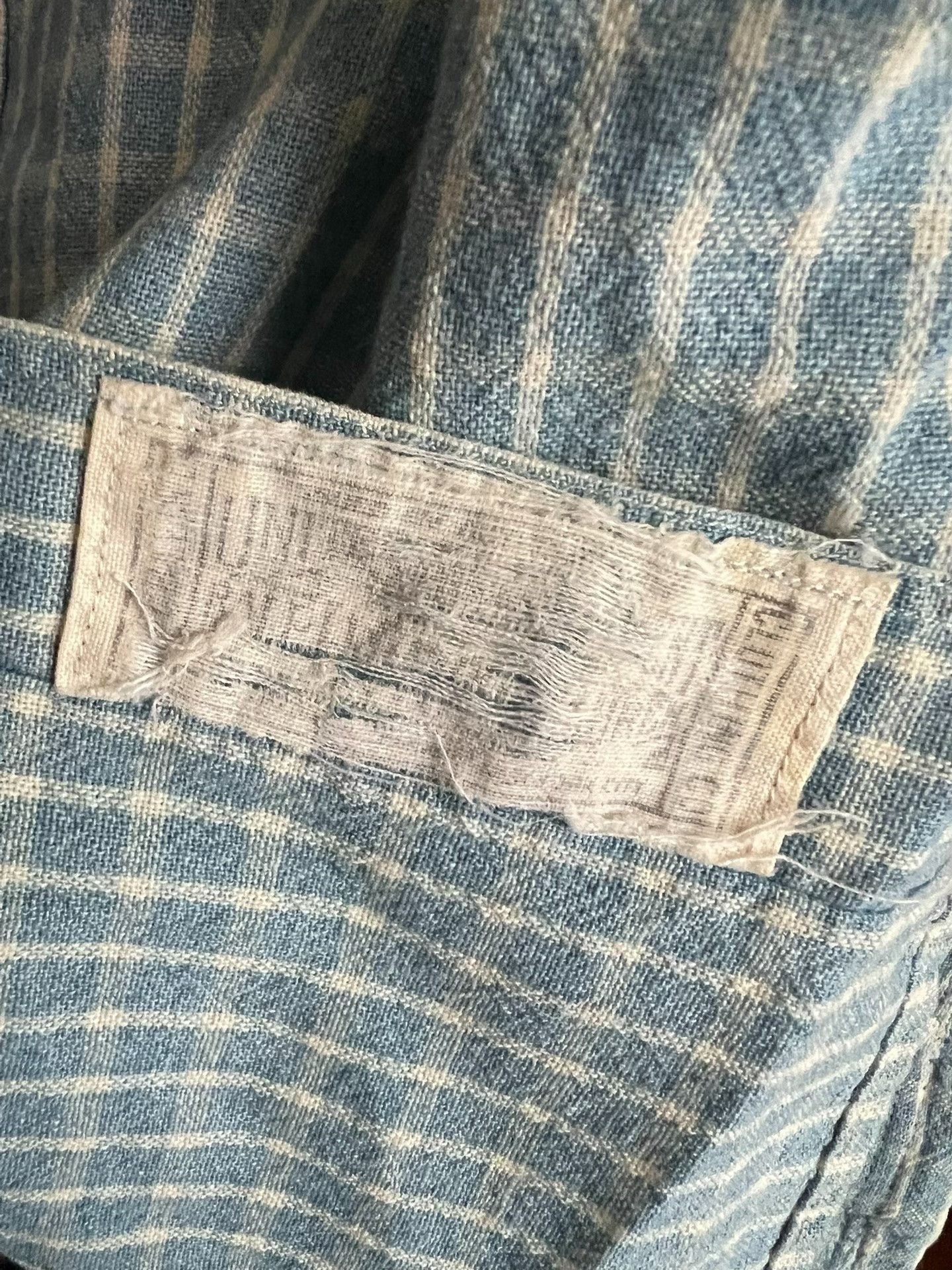 RRL Ralph Lauren RRL Double RL Indigo Check Short-Sleeve Shirt Size US S / EU 44-46 / 1 - 4 Thumbnail