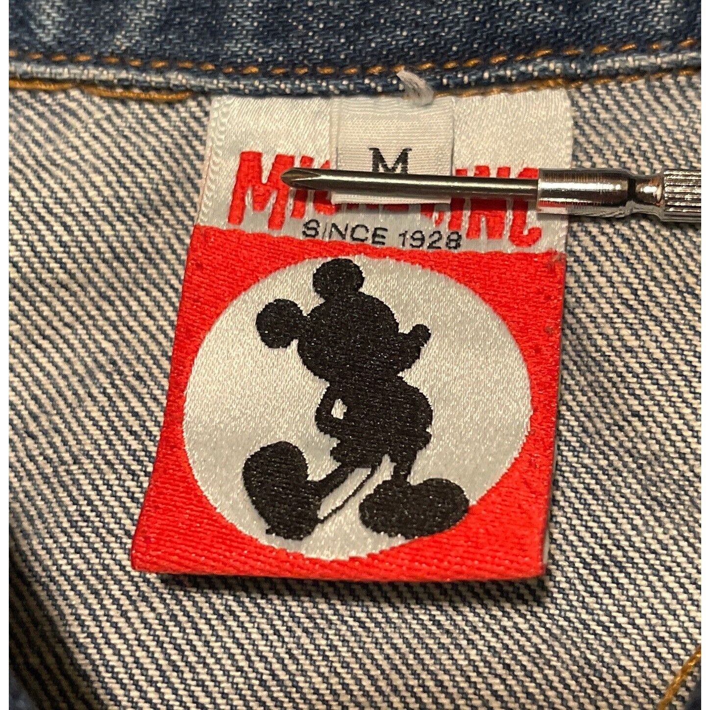Mickey Unlimited Vintage 90s Medium Disney Mickey Inc CO Mouse Embroidered De Size US M / EU 48-50 / 2 - 4 Thumbnail