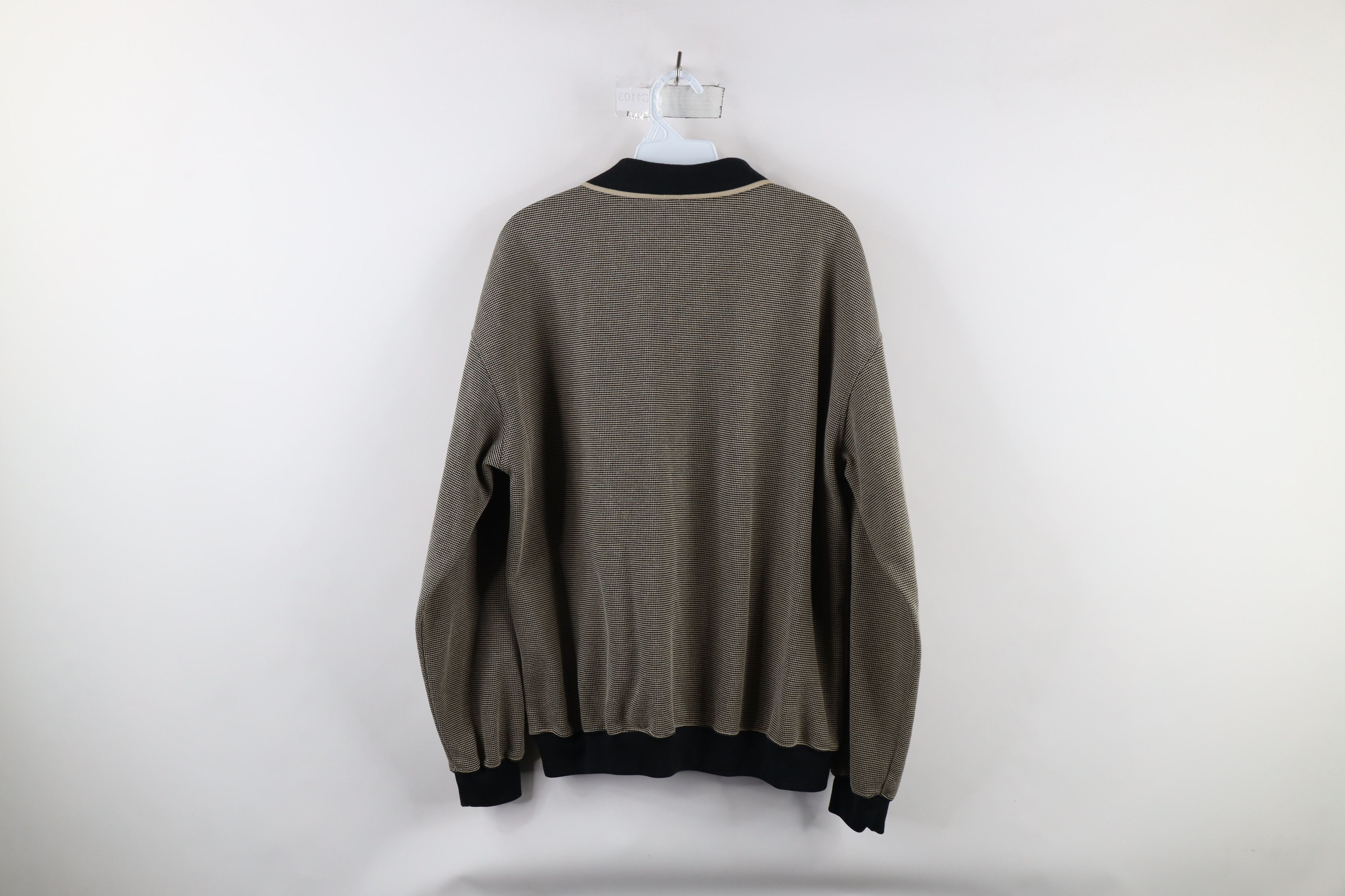Vintage Vintage 90s Streetwear Knit Collared Pullover Sweatshirt Size US L / EU 52-54 / 3 - 7 Thumbnail