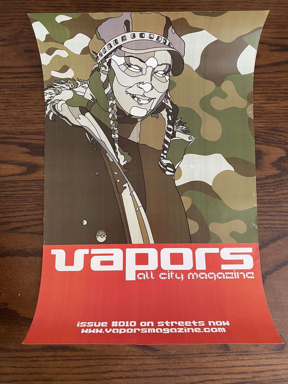 Upper Playground Vintage Vapors magazine promo poster David Flores RVCA Size ONE SIZE - 1 Preview