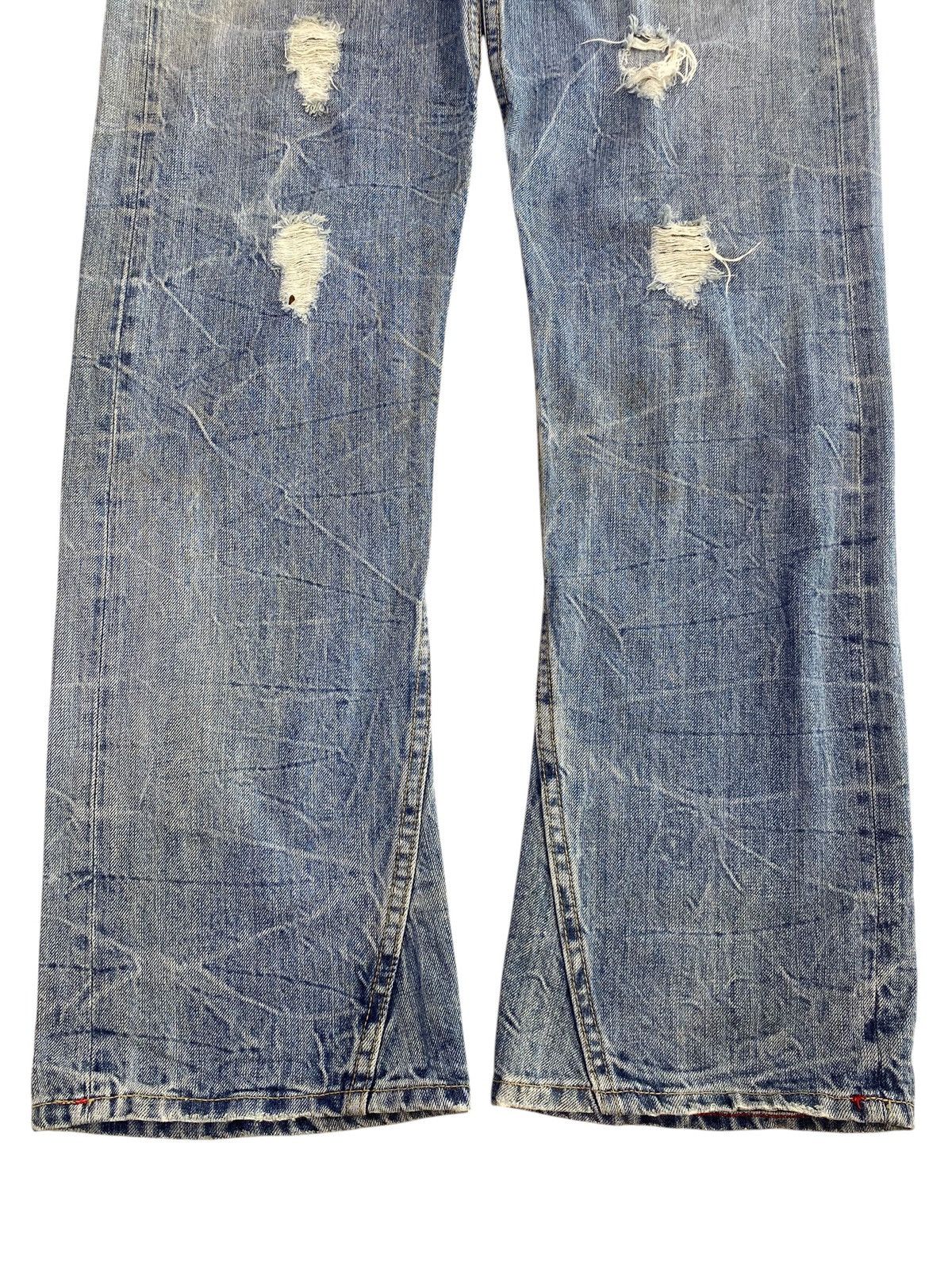 Japanese Brand Japanese Brand Thunder Wash Whiskers Style Flare Jeans Size US 34 / EU 50 - 9 Thumbnail