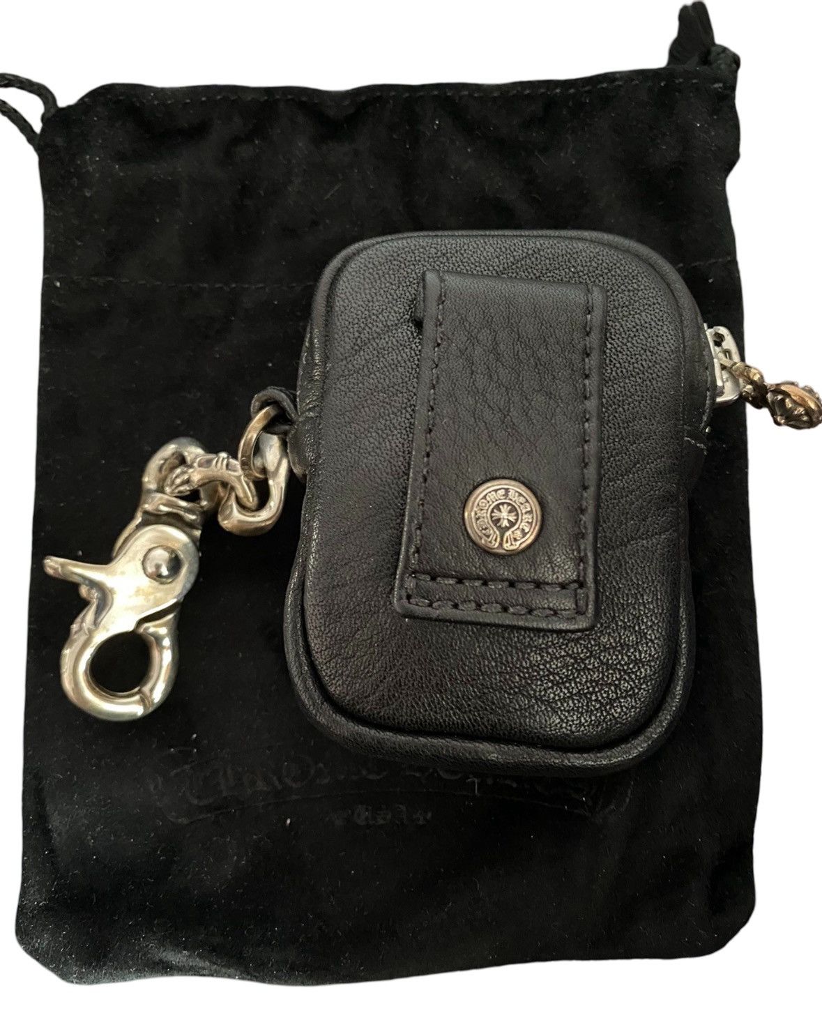 Chrome Hearts Lobster clasp plus cross AirPod case bag Size ONE SIZE - 2 Thumbnail