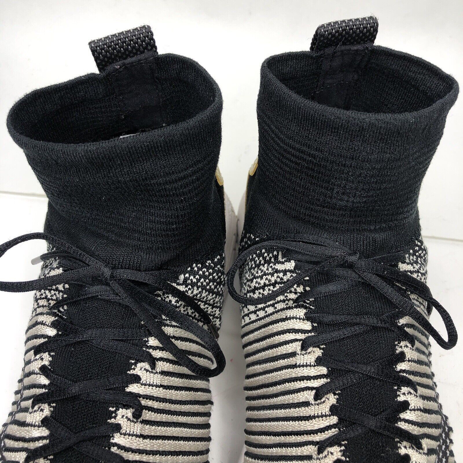 Nike NIKE Zoom Mercurial Mens Size 10.5 Flyknit FC Black White Size US 10.5 / EU 43-44 - 13 Thumbnail