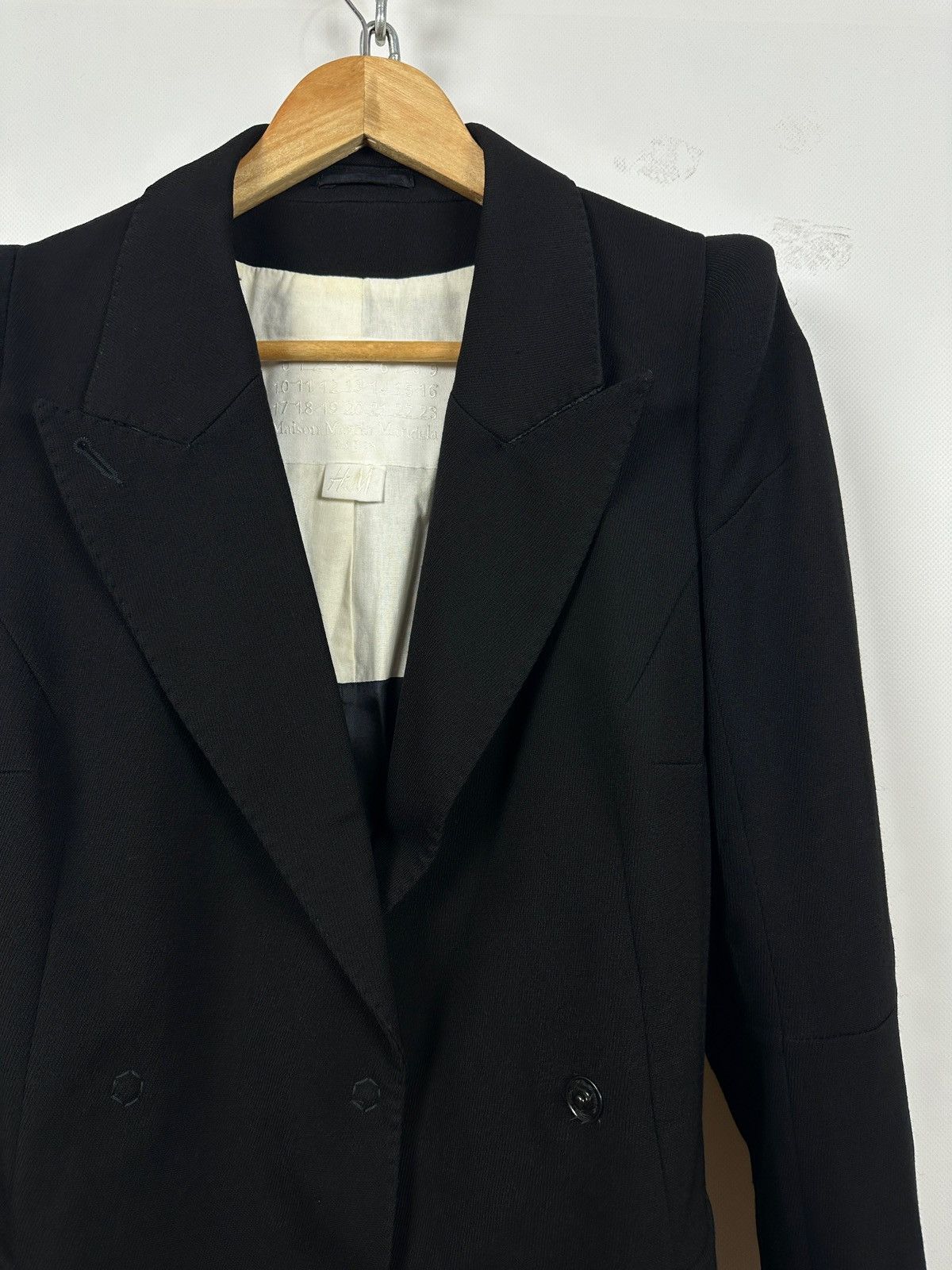 H&M × Maison Margiela Maison Martin Margiela x H&M Pagoda Shoulder Wool Blazer Size XL / US 12-14 / IT 48-50 - 7 Thumbnail