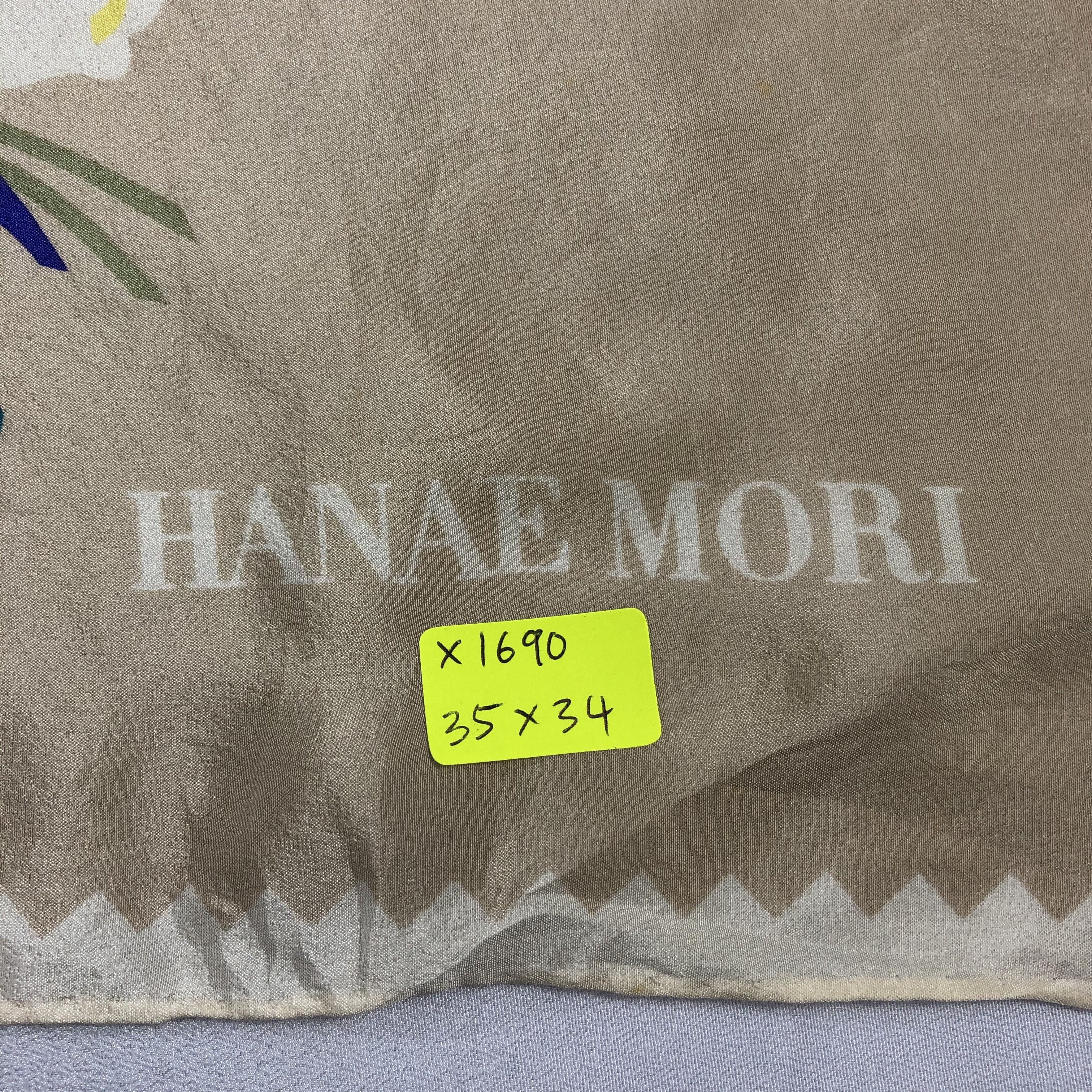 Hanae Mori Vintage Hanae Mori Silk Scarf Size ONE SIZE - 12 Thumbnail