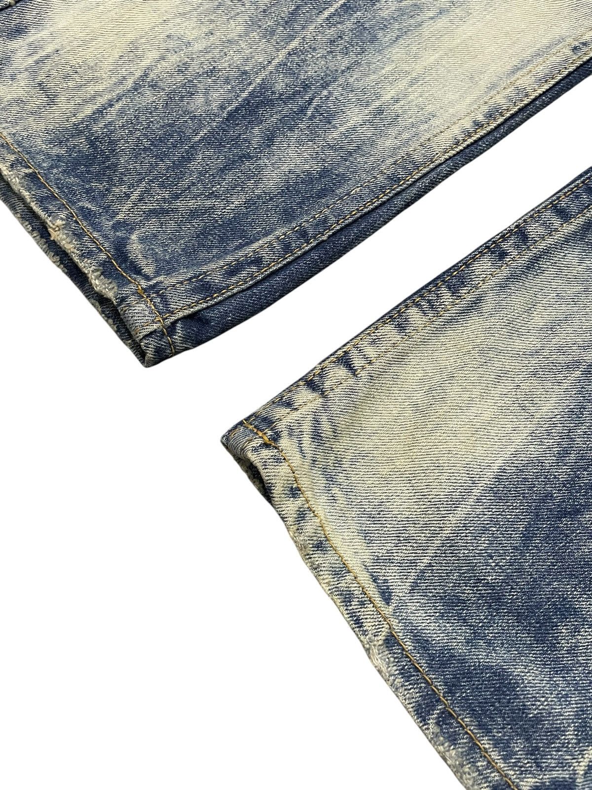 If Six Was Nine × LOWBOX × Le Grande Bleu (L.G.B.) Red Papper Japan Feather Wings Embellish Shatter Glass Jeans Size US 30 / EU 46 - 6 Thumbnail