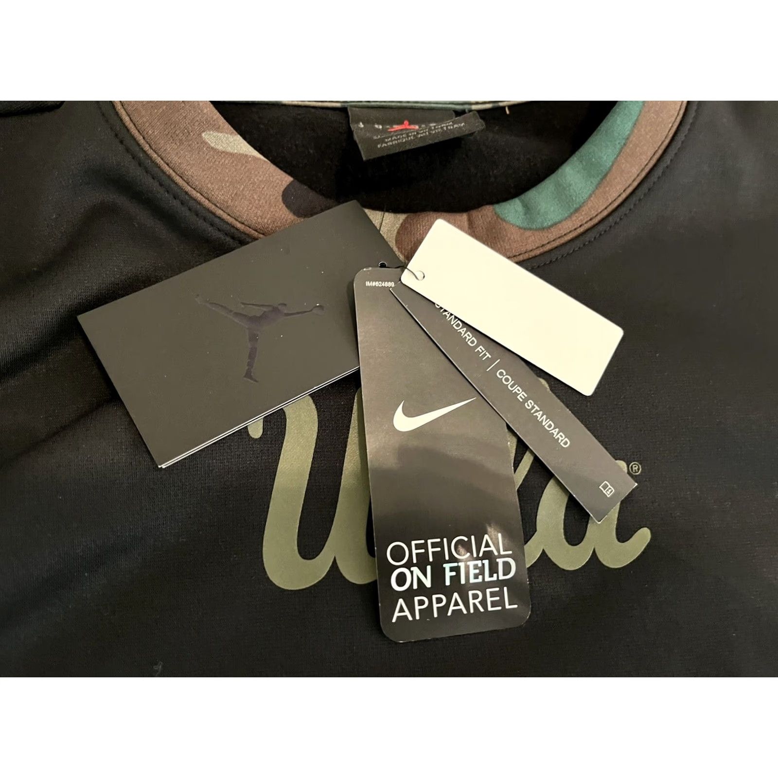 Jordan Brand NWT Nike Jordan UCLA Bruins Football Jumpman Sweater USA Flag Black Camo Mens XL Size US XL / EU 56 / 4 - 5 Thumbnail