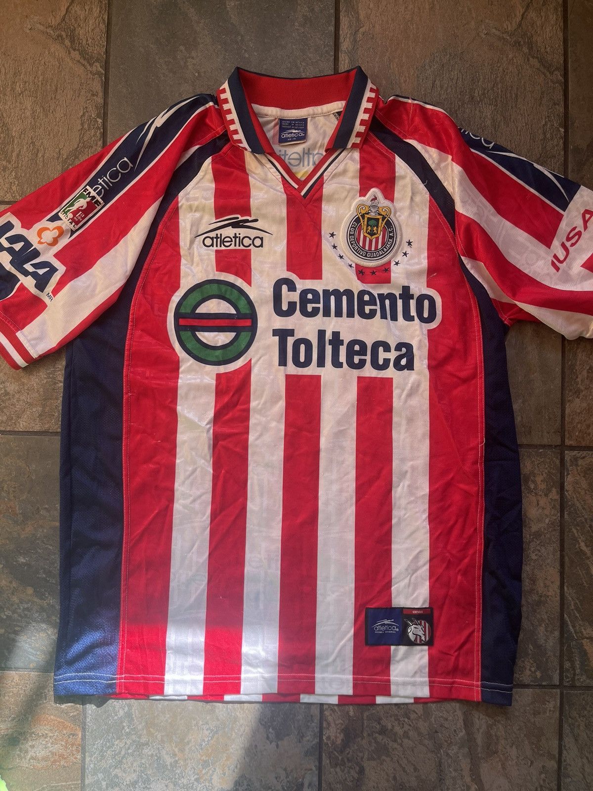 Vintage Chivas de Guadalajara Authentic Atletica Jersey 1999-2000 Size US XL / EU 56 / 4 - 1 Thumbnail