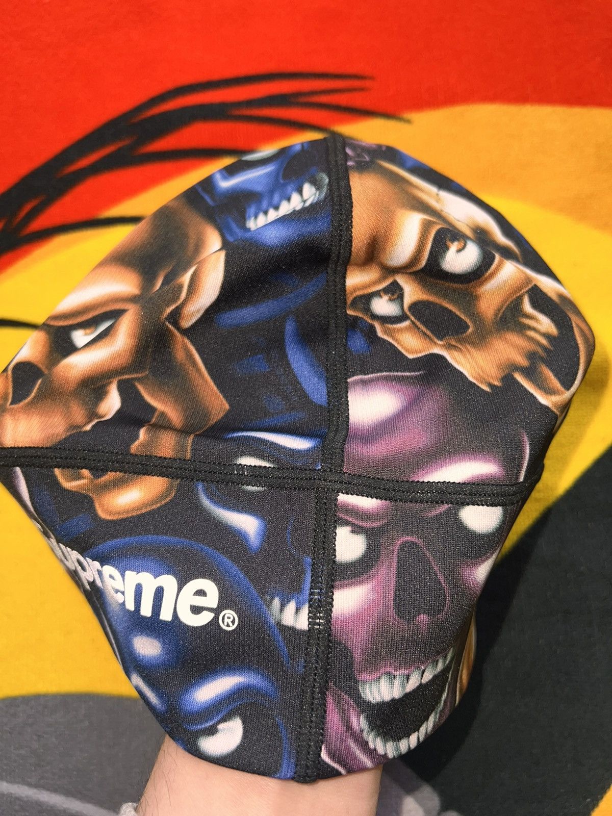 Supreme Supreme Marmot Skull Pile Base Layer Beanie (FW25) cap hat Size ONE SIZE - 13 Thumbnail