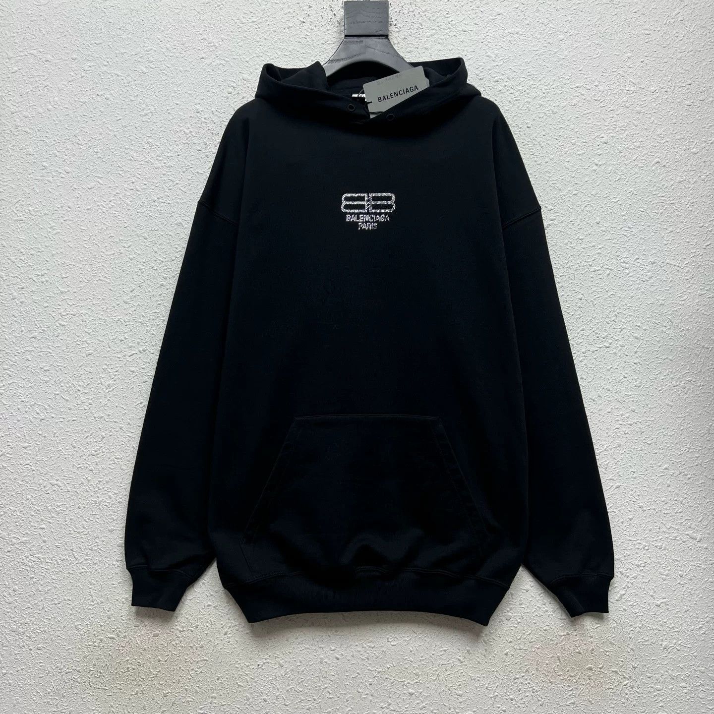 Balenciaga Balenciaga Strass BB Paris Icon Hoodie Size S Size S / US 4 / IT 40 - 1 Thumbnail