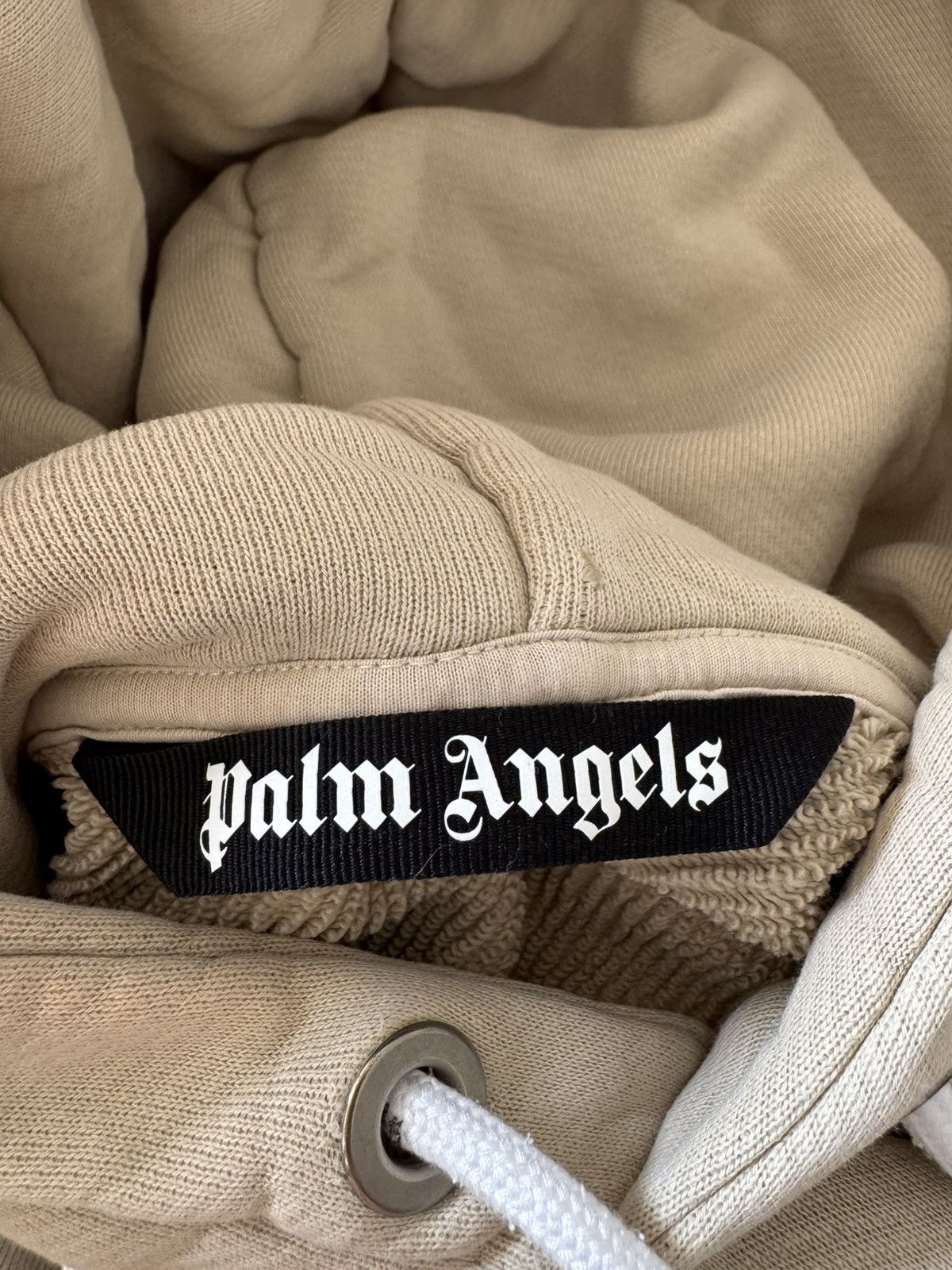 Palm Angels Palm Angels Cactus Oversize Beige Hoodie Size US M / EU 48-50 / 2 - 14 Thumbnail