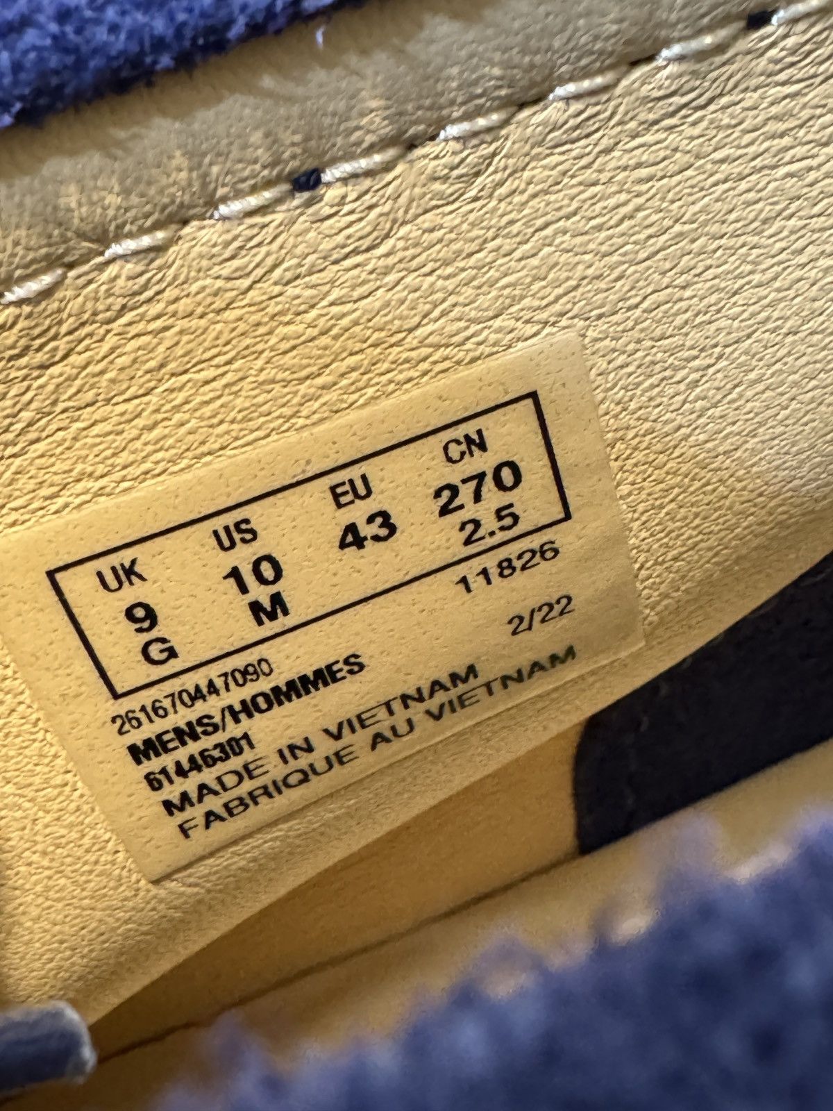 Clarks × HIDDEN Hidden NY x Clarks Wallabee Cobalt Blue Size US 10 / EU 43 - 4 Thumbnail
