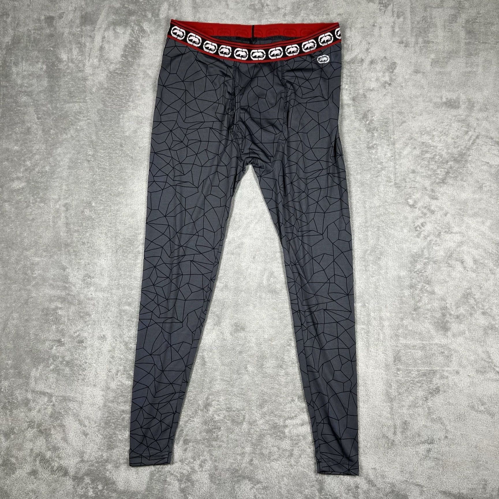 Ecko Unltd. ECKO Function Base Layer Pants Gray Men's Size Small Leggings Compression Activewear Gym & Training Mens Size US 29 - 2 Thumbnail