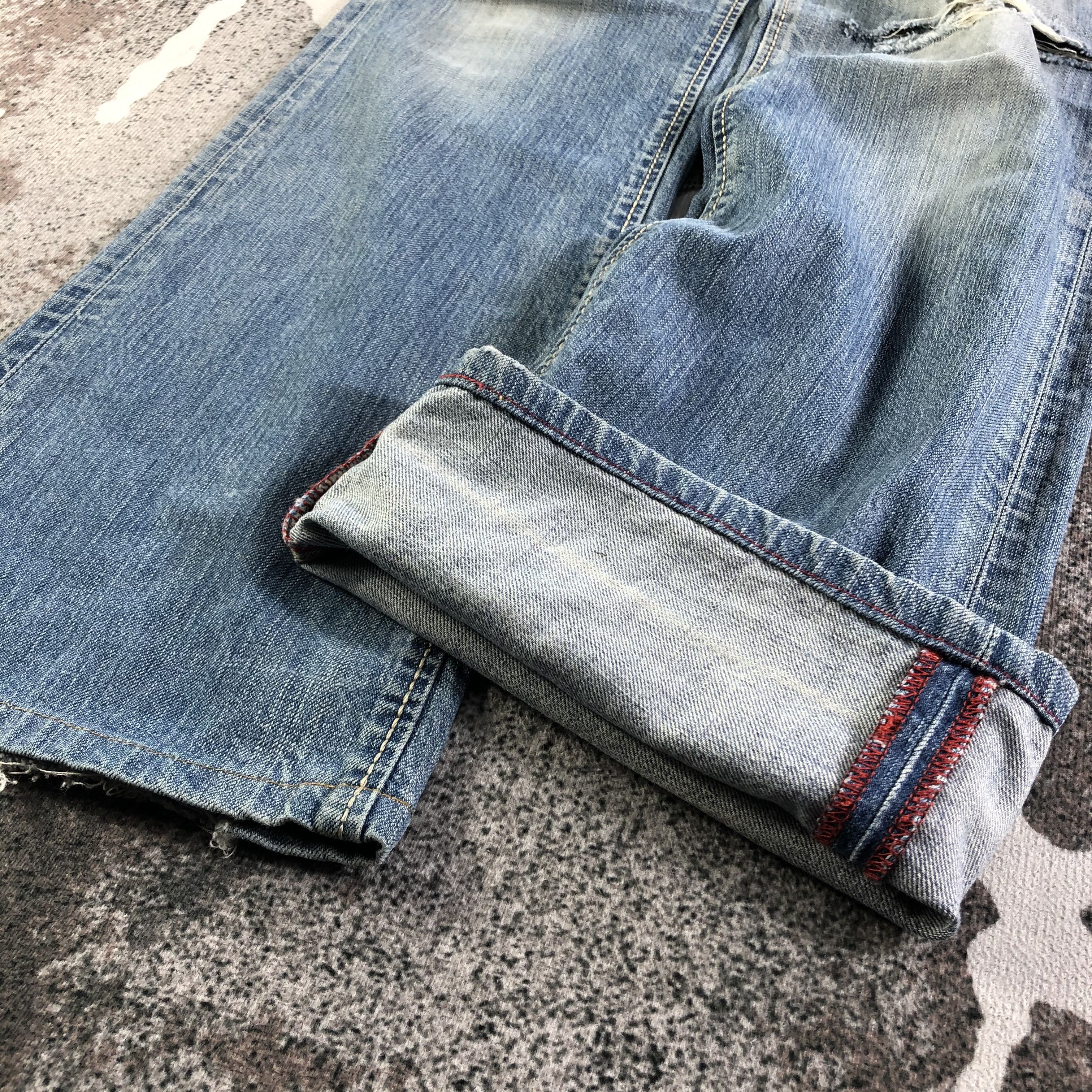 Edwin Vintage Edwin Blue Trip Jeans Distressed Denim KJ2269 Size US 30 / EU 46 - 7 Thumbnail