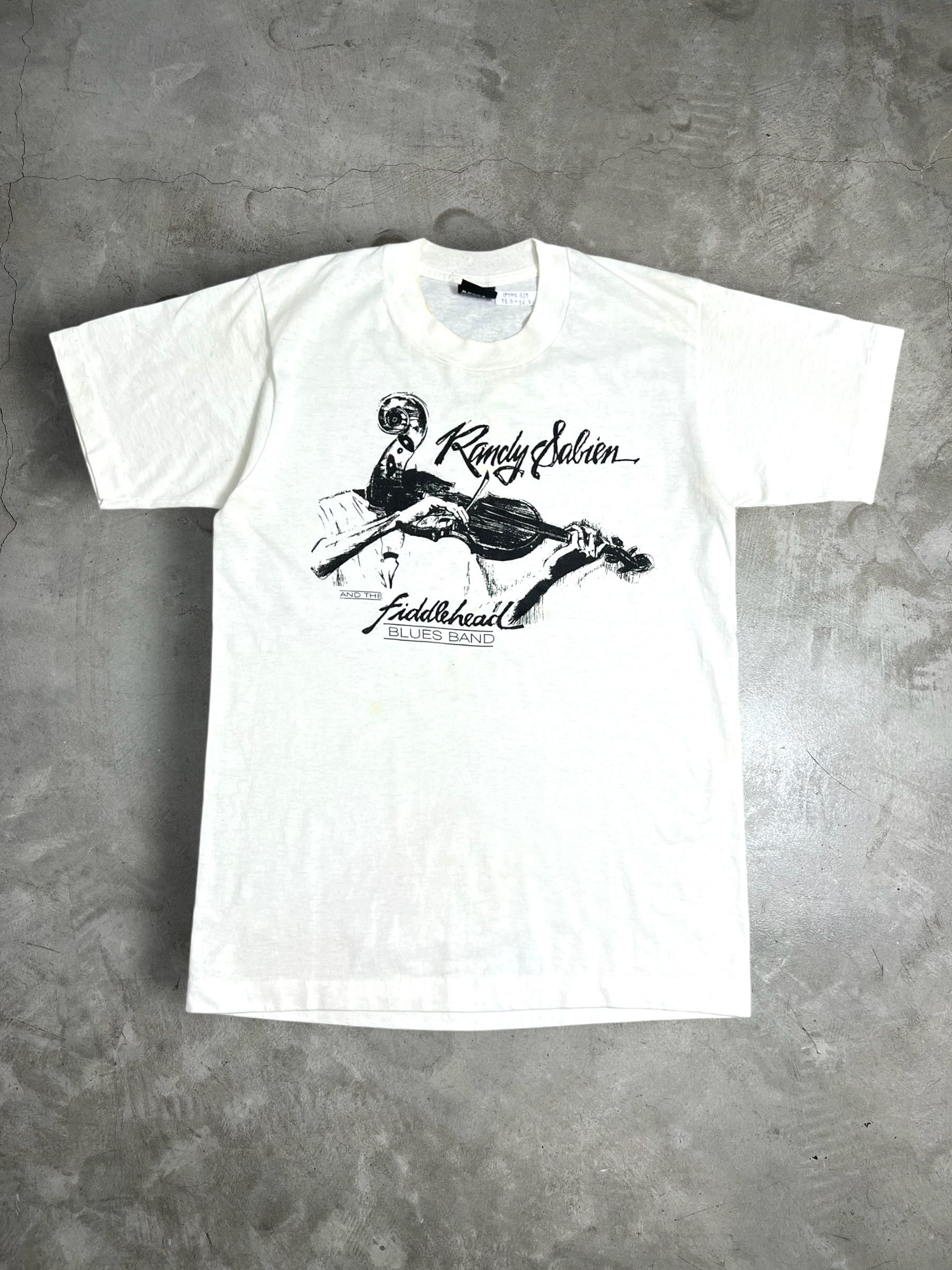 Band Tees × Vintage Vintage 90s Randy Sabien Graphic Band Tee (M) GTME529 Size US M / EU 48-50 / 2 - 1 Thumbnail