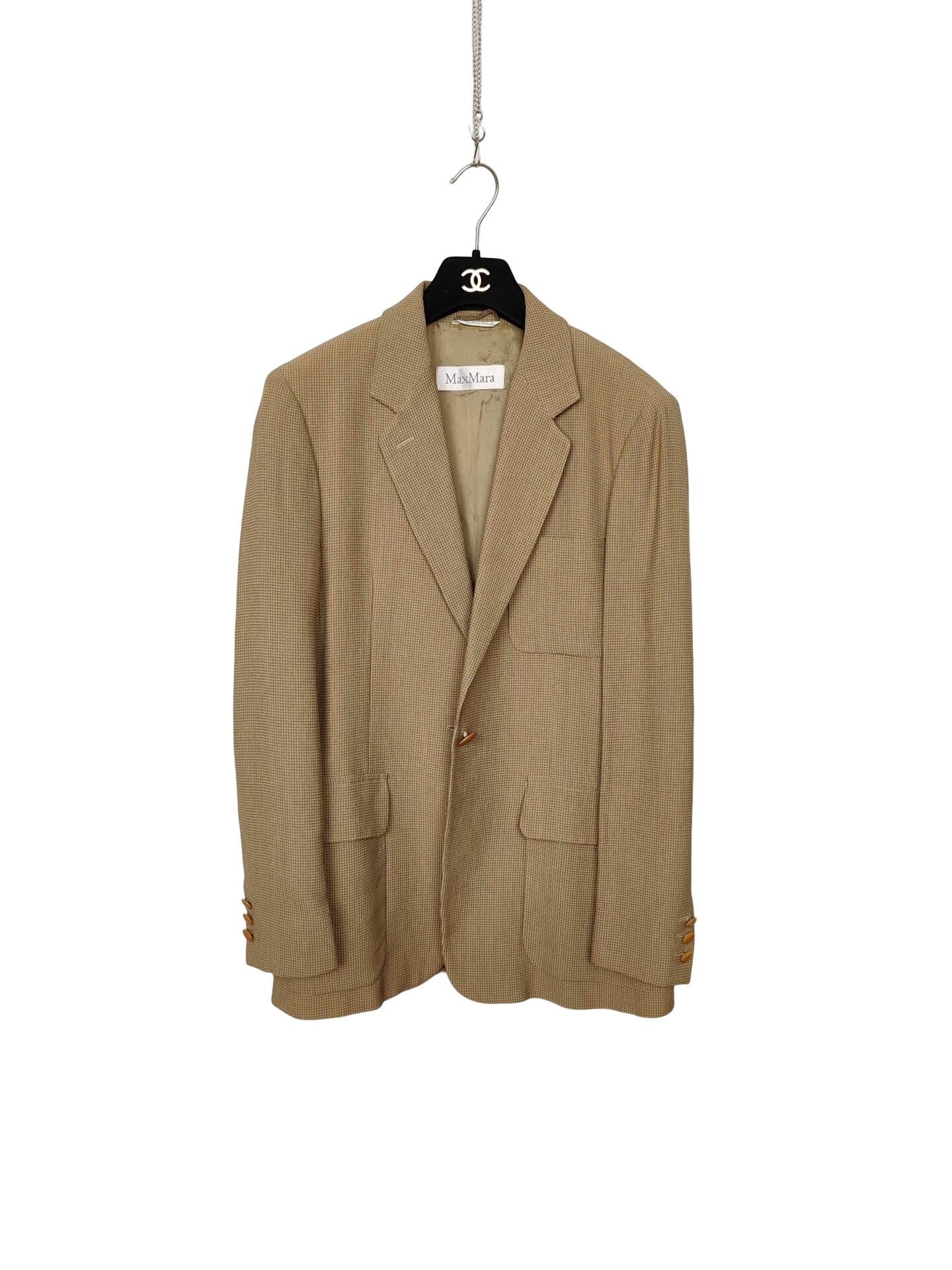 Max Mara MaxMara Classic Check Blazer Size IT 42 Size M / US 6-8 / IT 42-44 - 1 Thumbnail