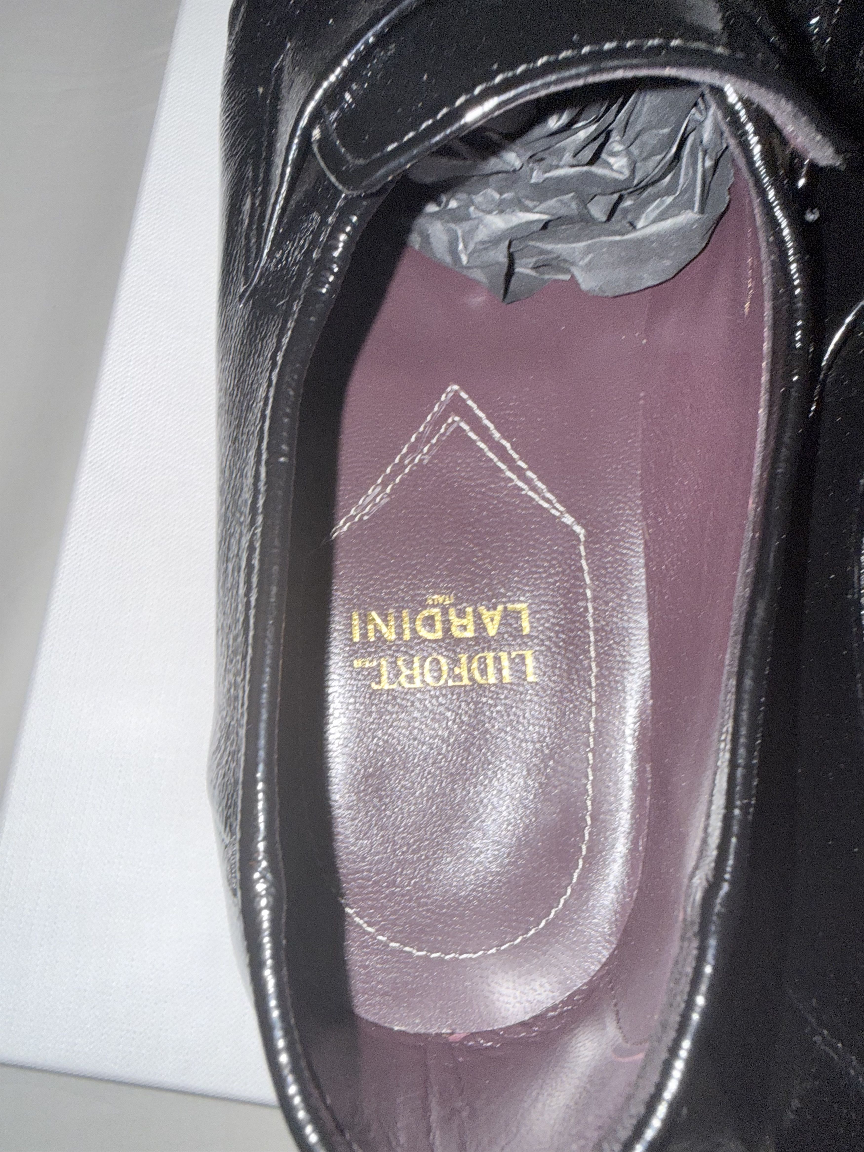 Lidfort Textured Lacquered Calfskin Mocassin Size US 9.5 / EU 42-43 - 12 Thumbnail