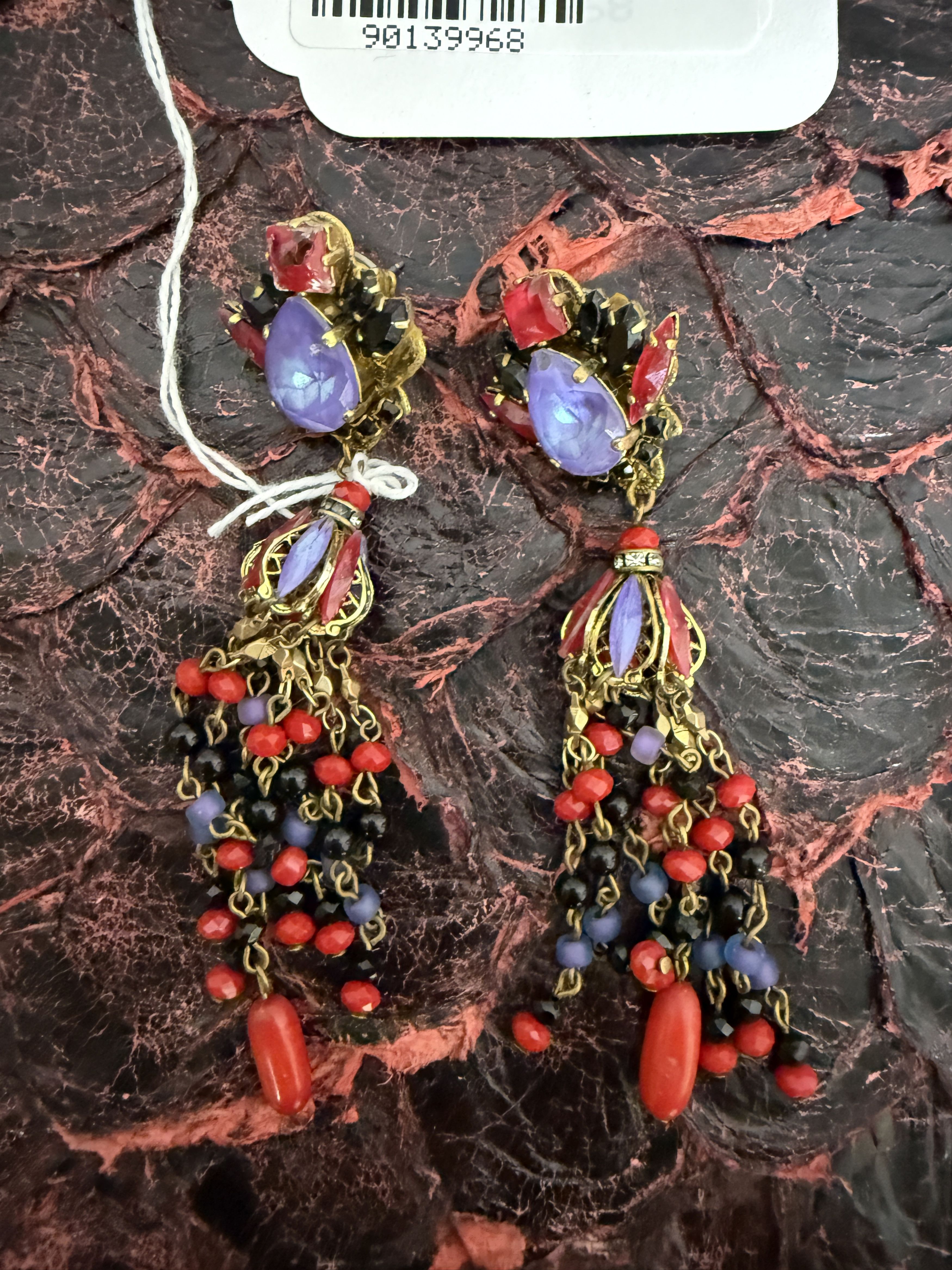Other $430 Erickson Beamon Multi Stone Ingenue Earrings Size ONE SIZE - 2 Thumbnail