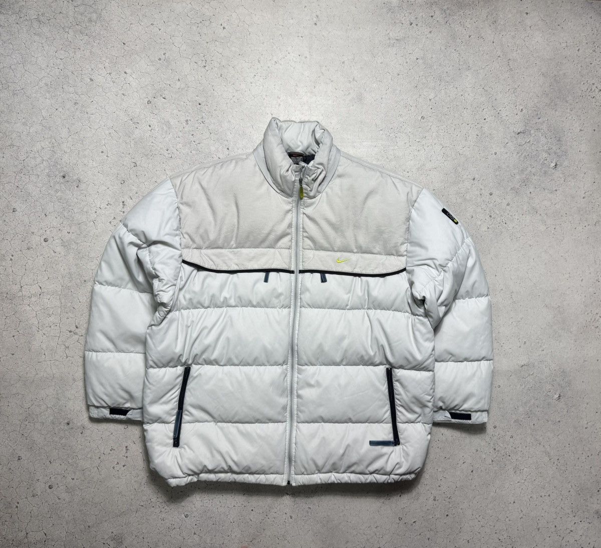 Nike Nike Vintage Down Puffer Jacket Bomber Swoosh Drill ACG Y2K Size US XL / EU 56 / 4 - 2 Thumbnail