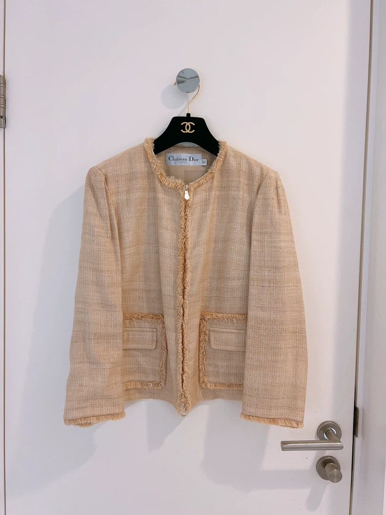Dior Dior Fragrant linen silk jacket 2504-Nextarrow Size S / US 4 / IT 40 - 1 Thumbnail