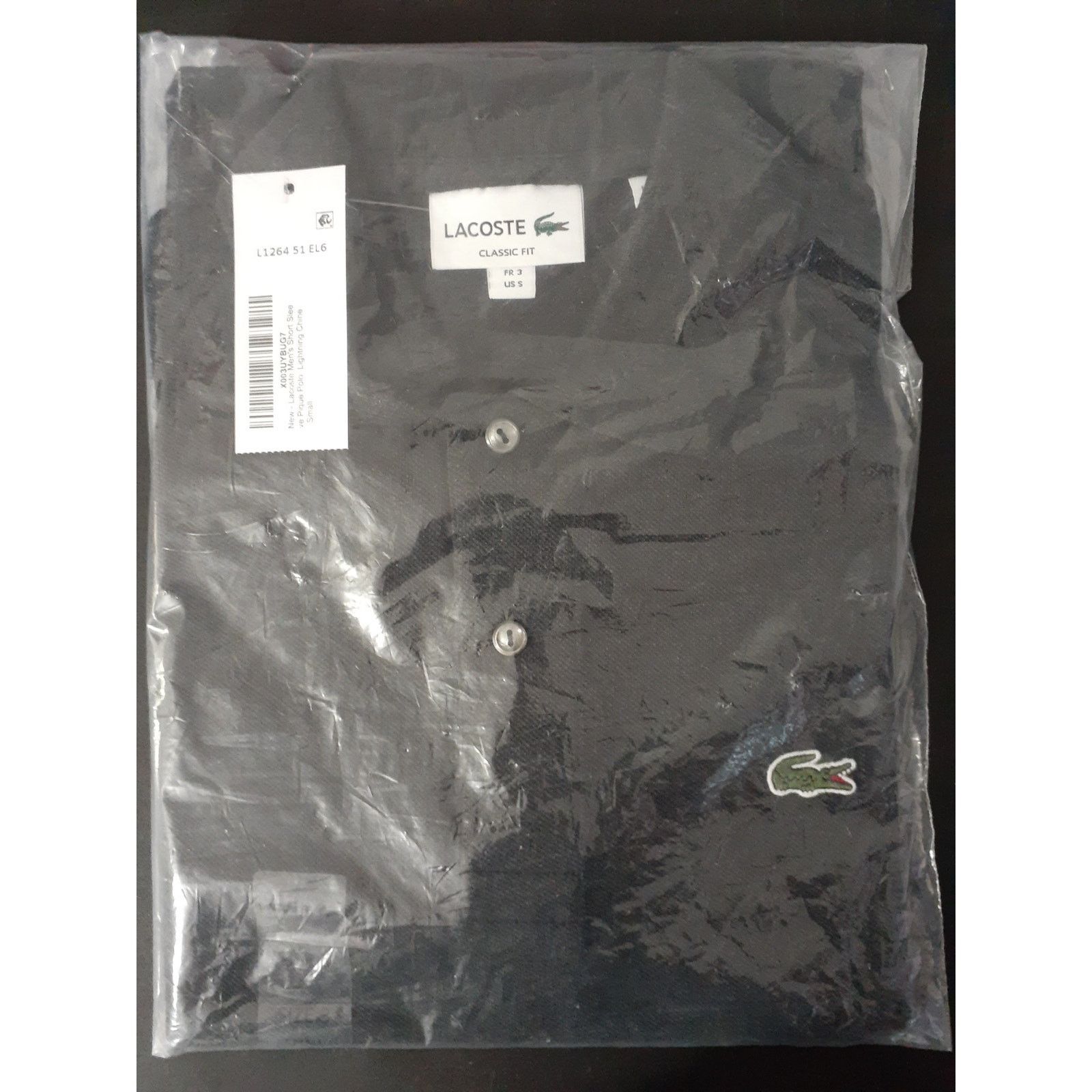 Lacoste Lacoste Men's Classic Short Sleeve Chine Pique Polo Shirt S Size US S / EU 44-46 / 1 - 2 Thumbnail