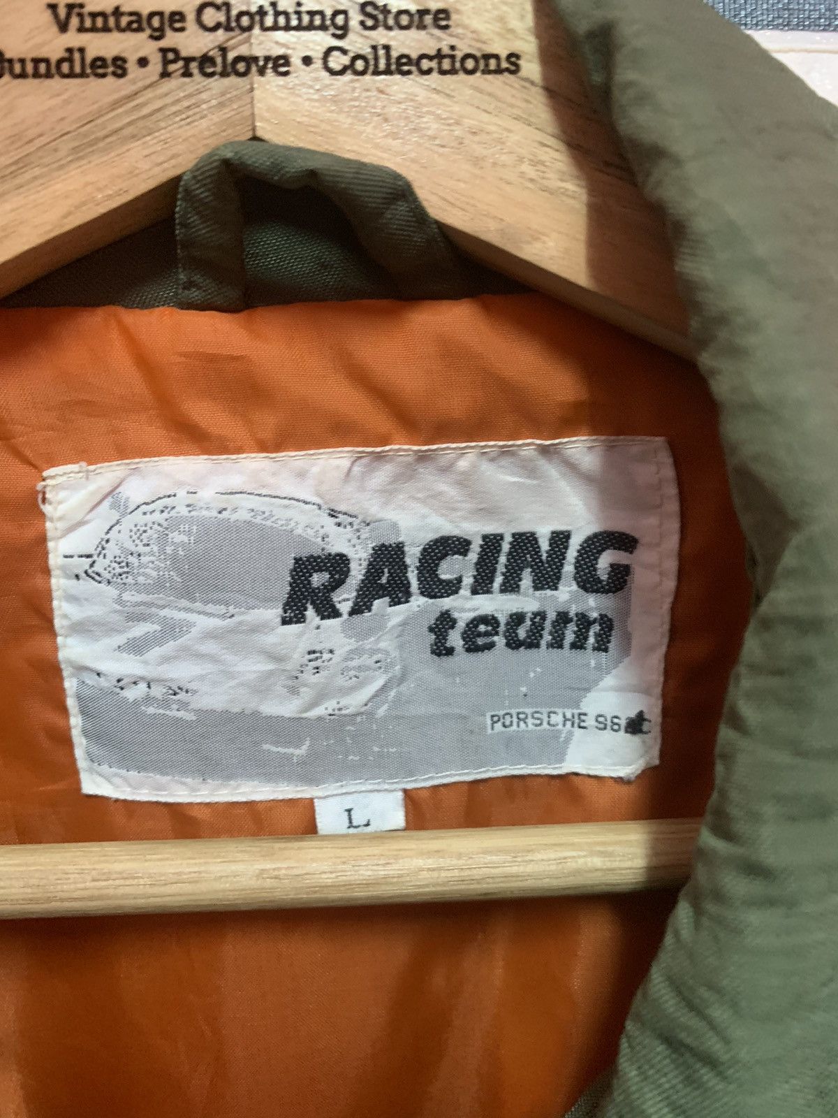 Sports Specialties × Vintage VINTAGE!! Light Jacket RACING TEAM Porsche Size US L / EU 52-54 / 3 - 4 Thumbnail